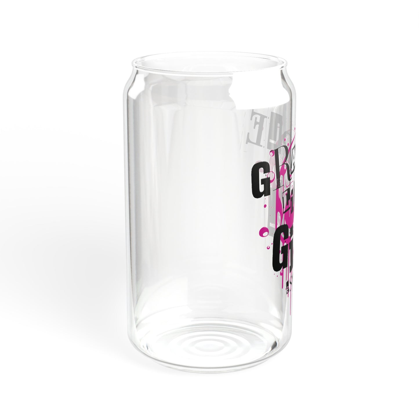 Women's BJJ Grapple like a Girl Glass Cup