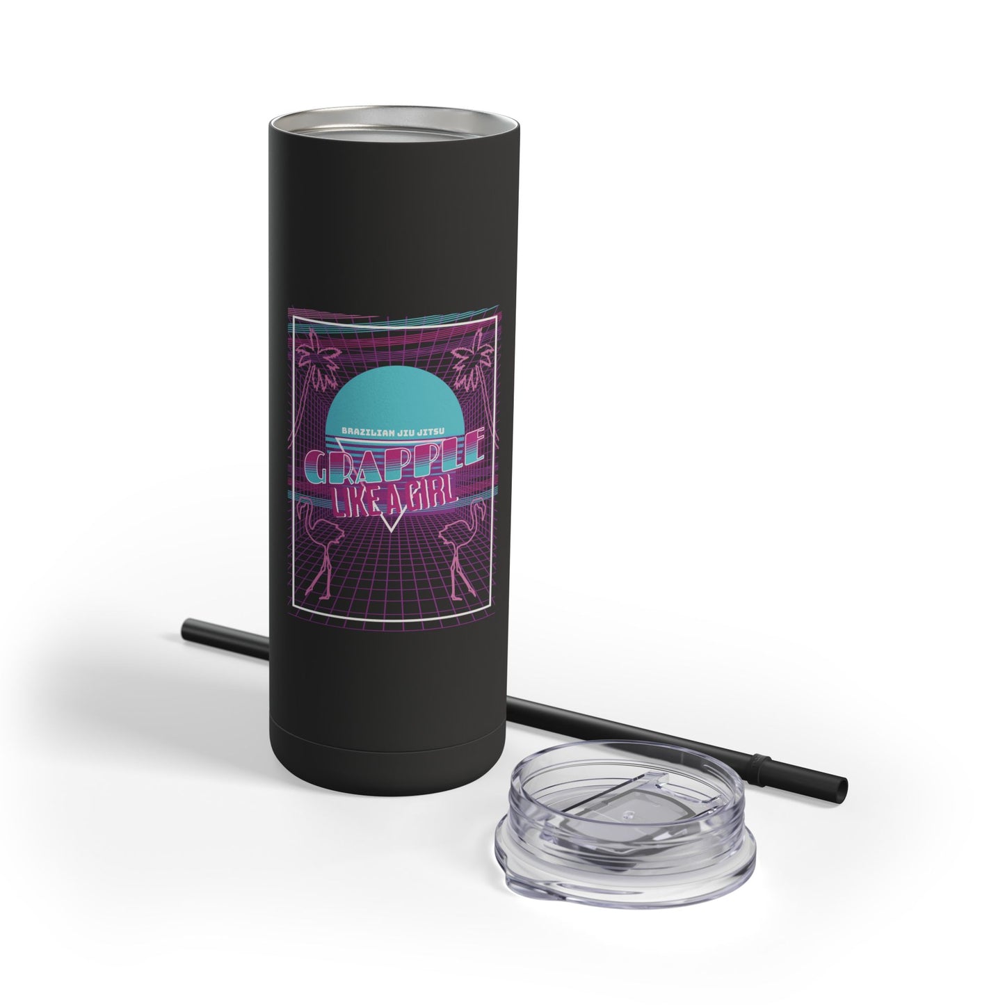 Grapple like a Girl 20oz Matte Tumbler - Neon FL Inspired