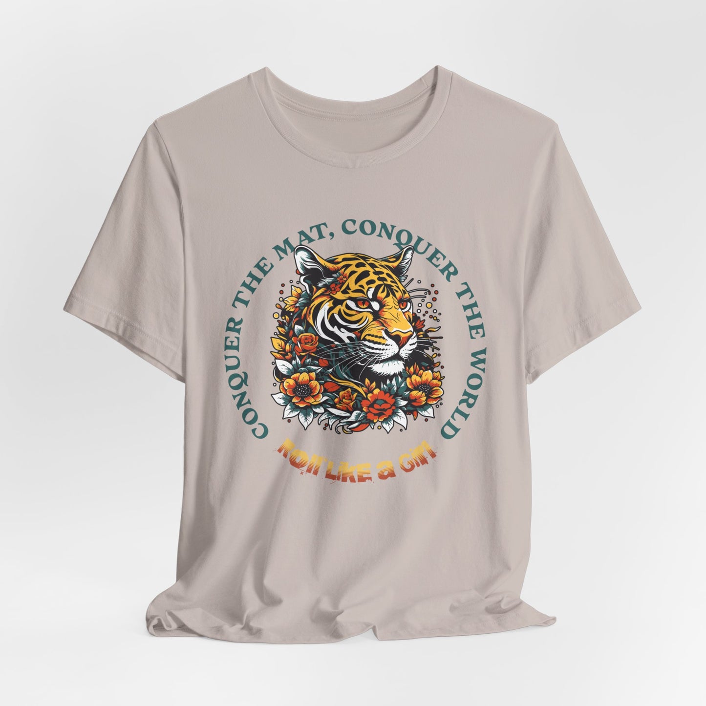 Womens BJJ Conquer to Mats Jiu Jitsu T-shirt