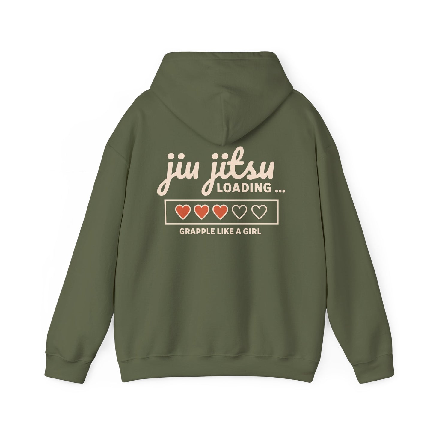 Women's BJJ Hoodie - Grapple Like a Girl, Jiu Jitsu Loading...