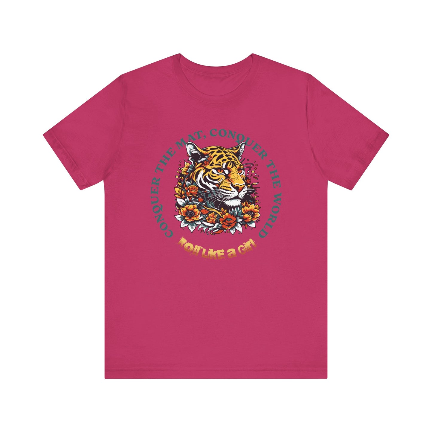 Womens BJJ Conquer to Mats Jiu Jitsu T-shirt