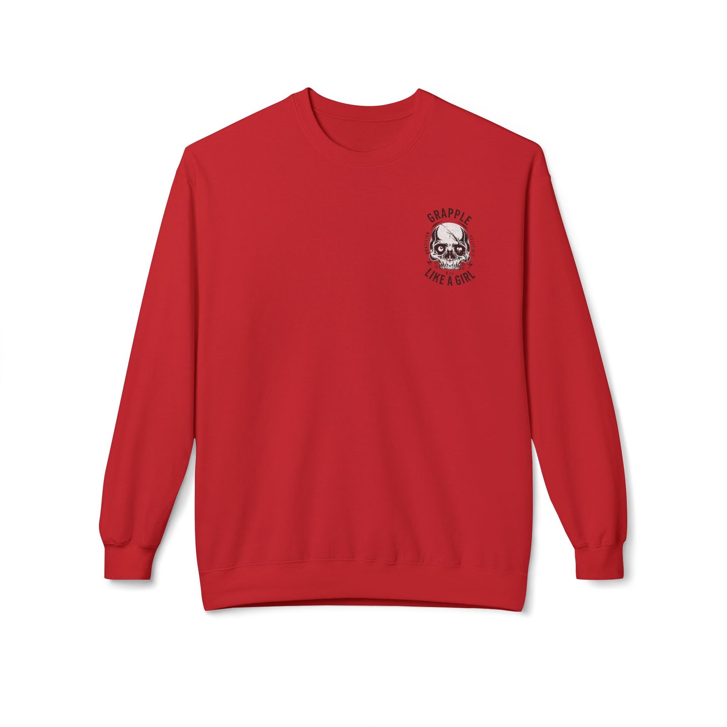 Grapple like a Girl Crewneck Sweatshirt - Boys Can Do It