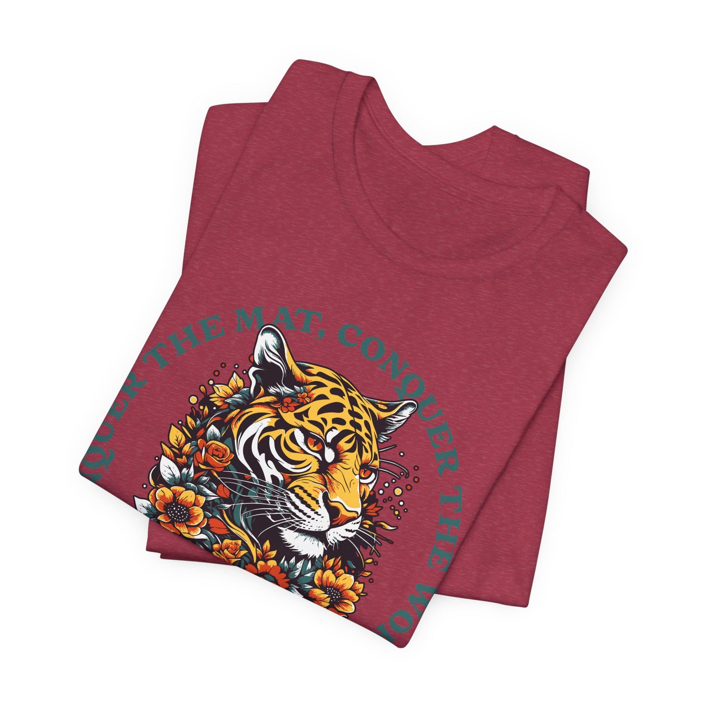Womens BJJ Conquer to Mats Jiu Jitsu T-shirt