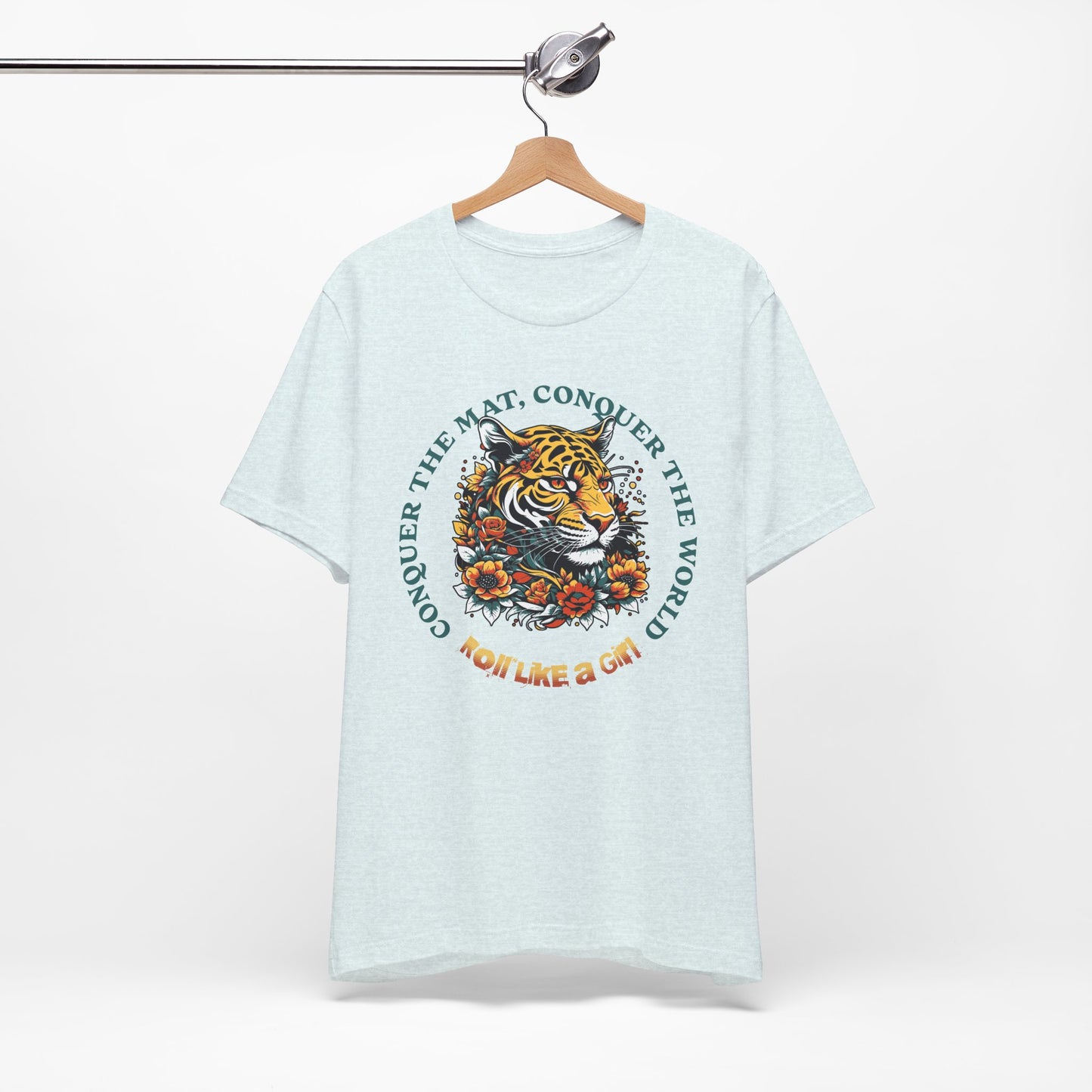 Womens BJJ Conquer to Mats Jiu Jitsu T-shirt