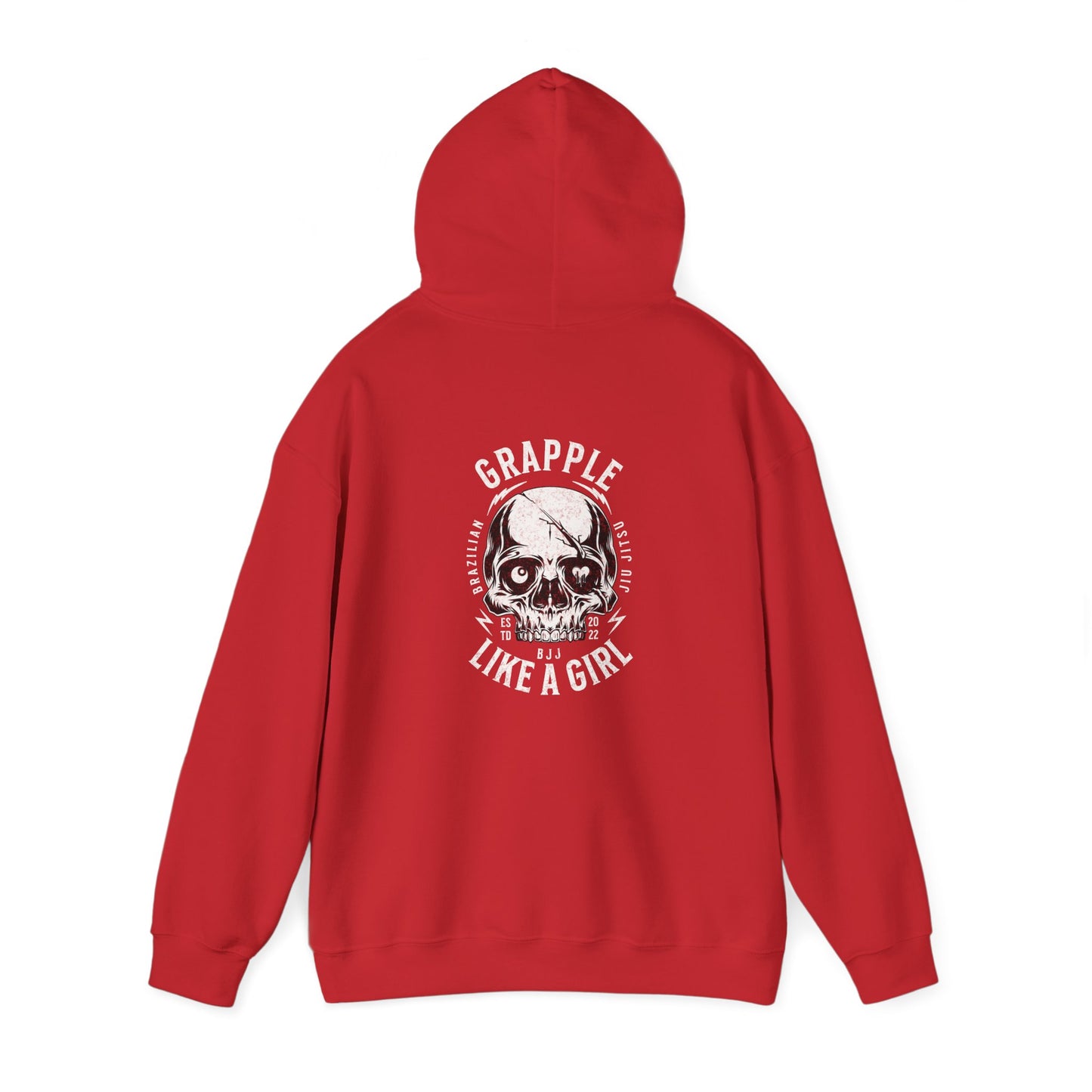 Grapple like a Girl BJJ Hoodie - Violent Little Thing/Skull Logo
