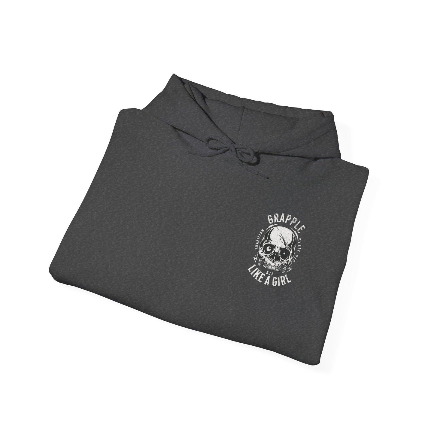 Women's BJJ Hoodie - Grapple Like a Girl, Jiu Jitsu Loading...