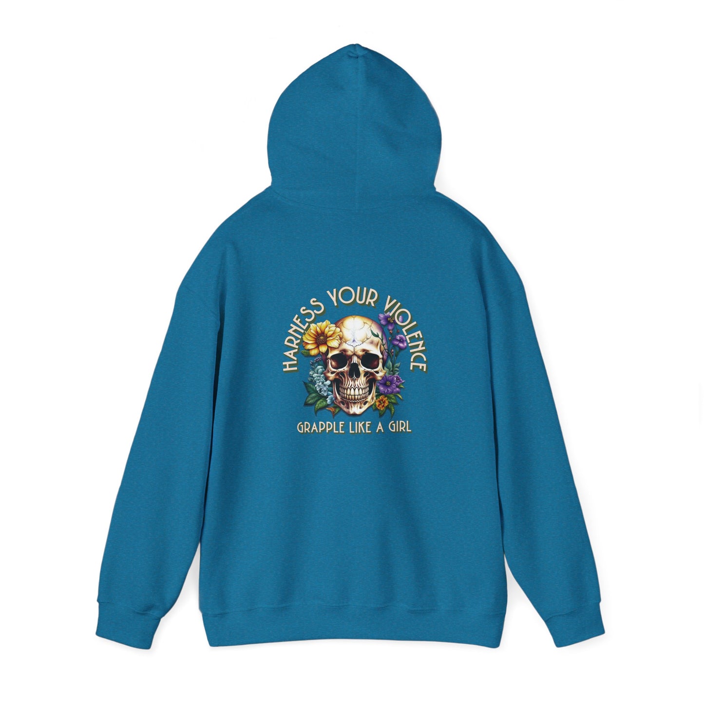 Grapple like a Girl BJJ Hoodie - Violent Little Thing/Harness Your Violence