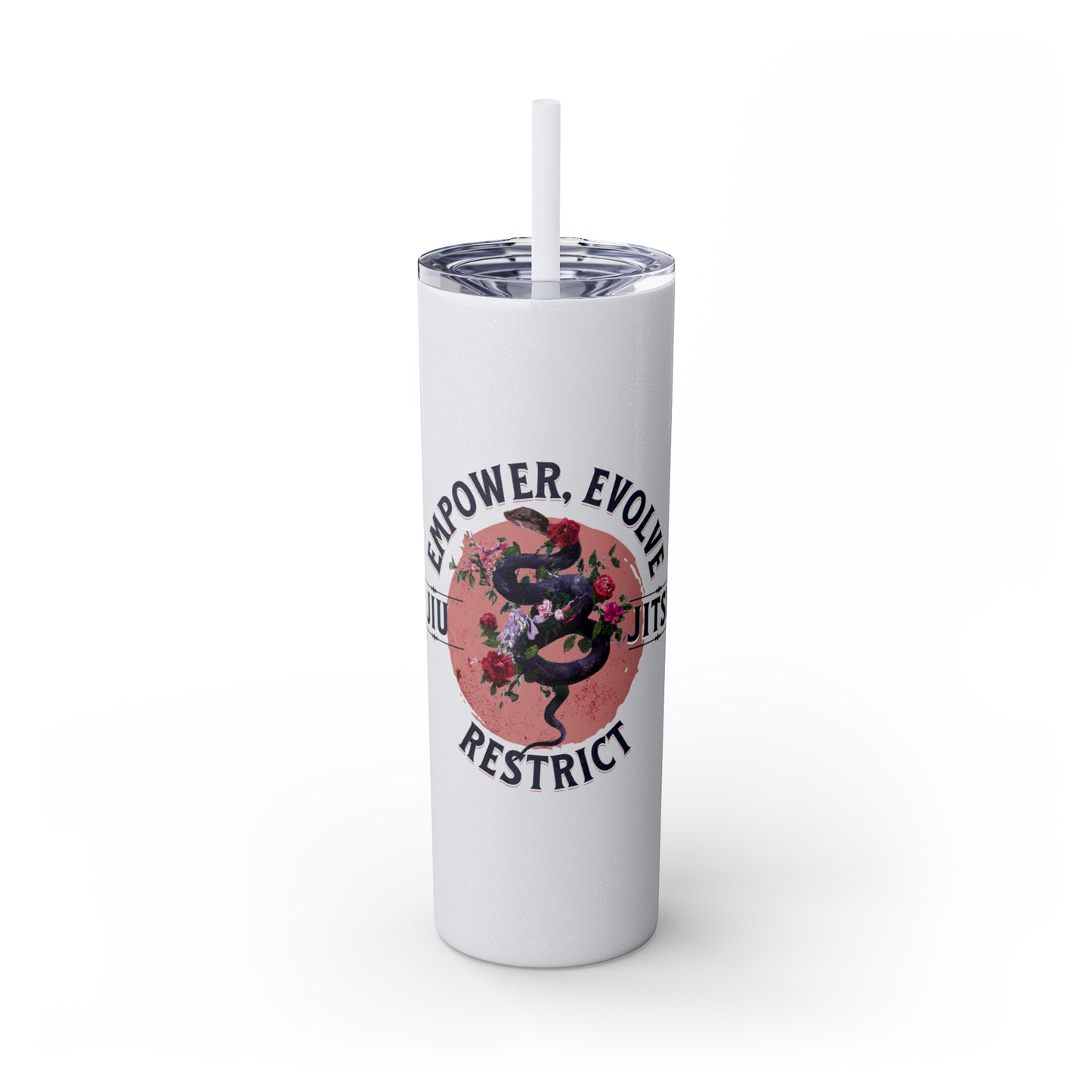 Empower, Embrace, Restrict Tumbler with Straw, 20oz