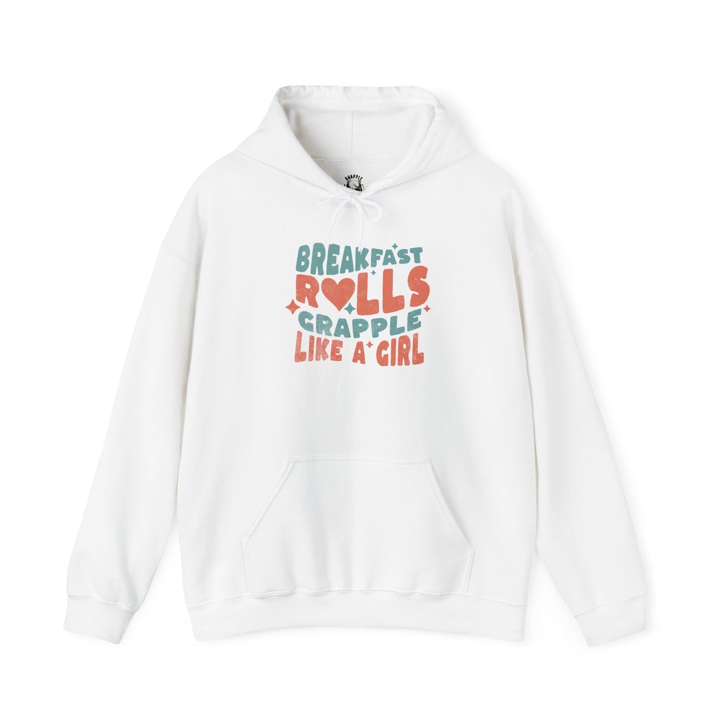 Women's BJJ Hoodie - Grapple Like a Girl Breakfast Rolls
