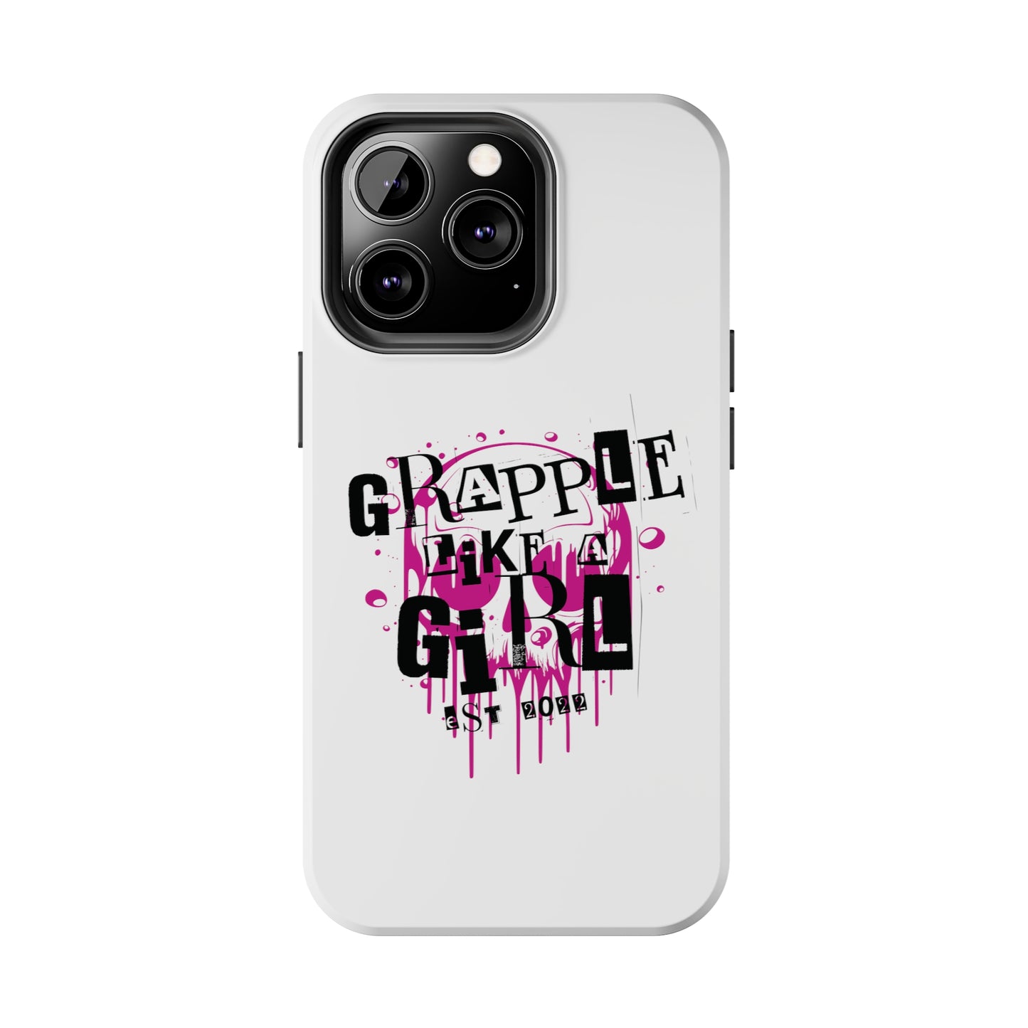 Women's BJJ Grapple Like a Girl Jiu Jitsu Tough iPhone Cases