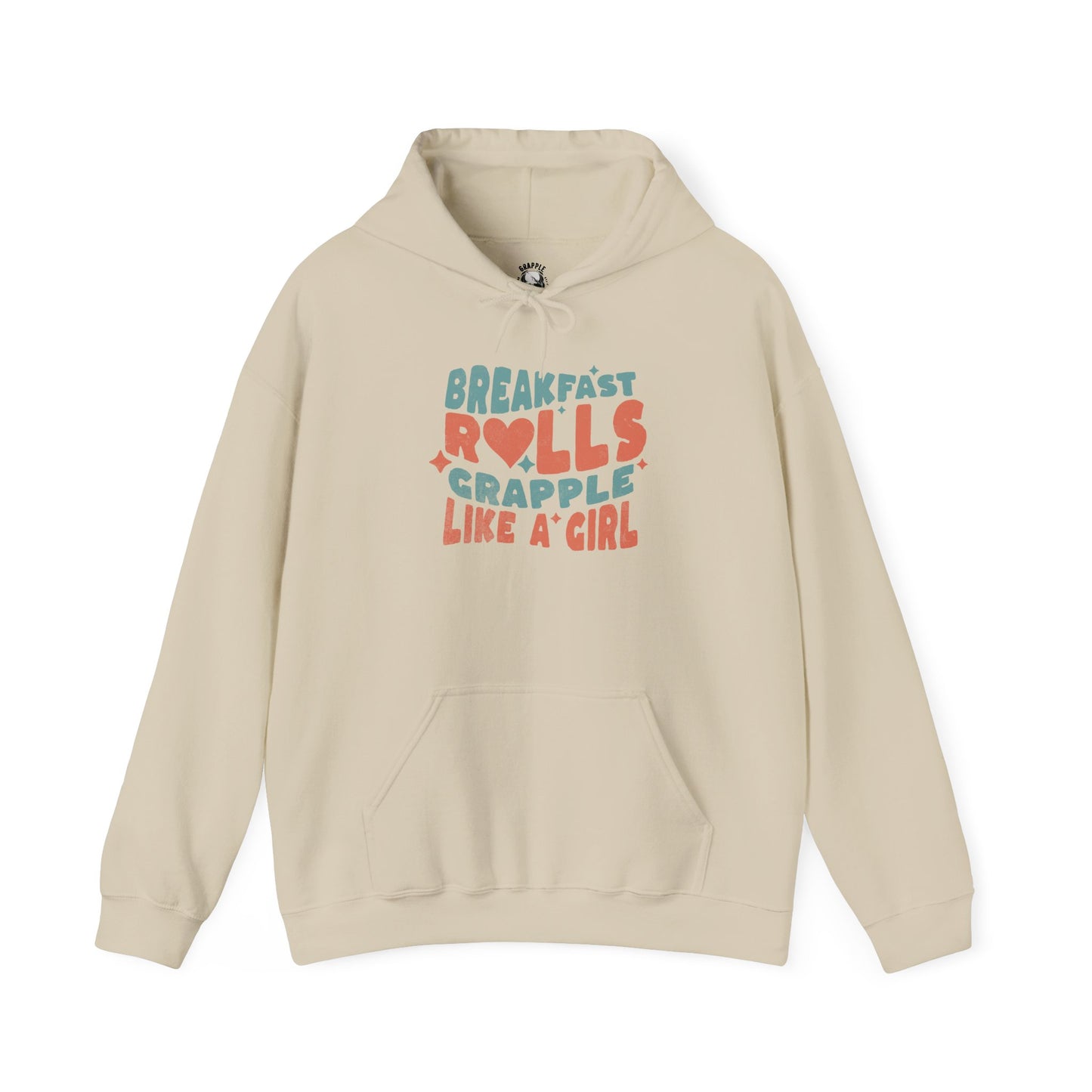 Women's BJJ Hoodie - Grapple Like a Girl Breakfast Rolls