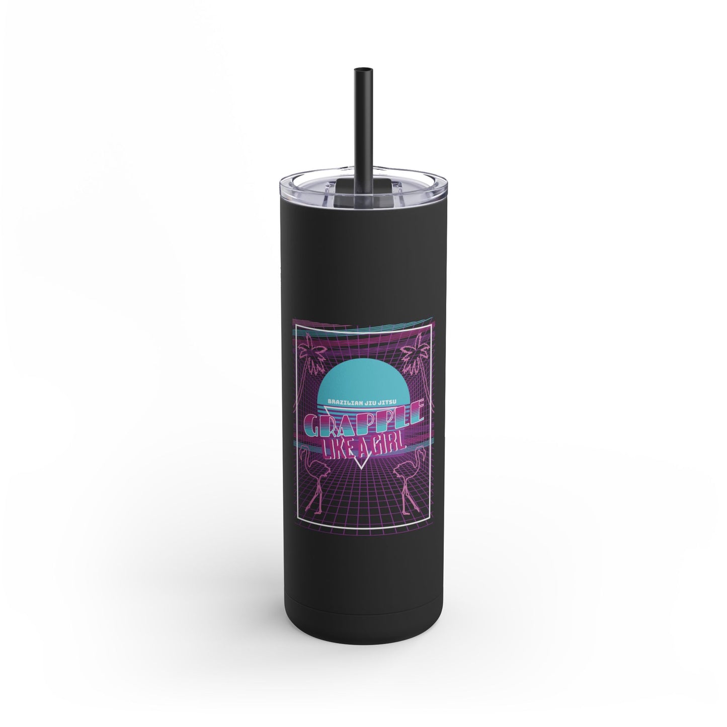 Grapple like a Girl 20oz Matte Tumbler - Neon FL Inspired