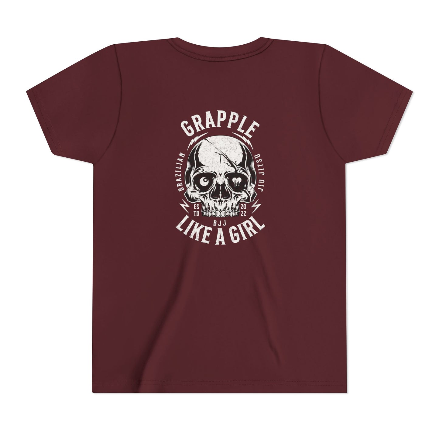 Grapple like a Girl Youth Short Sleeve Tee - Violent little thing
