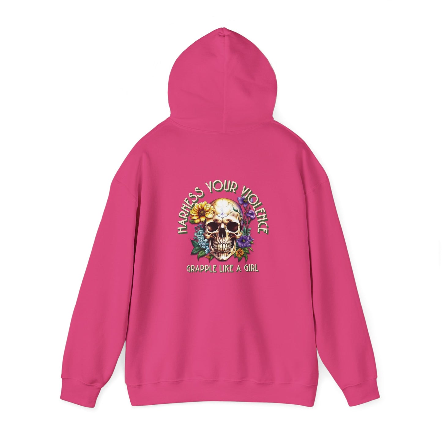 Grapple like a Girl BJJ Hoodie - Violent Little Thing/Harness Your Violence