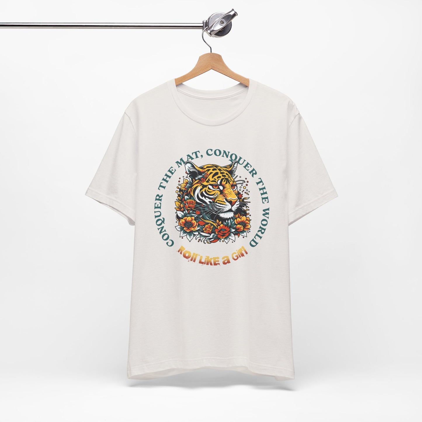 Womens BJJ Conquer to Mats Jiu Jitsu T-shirt