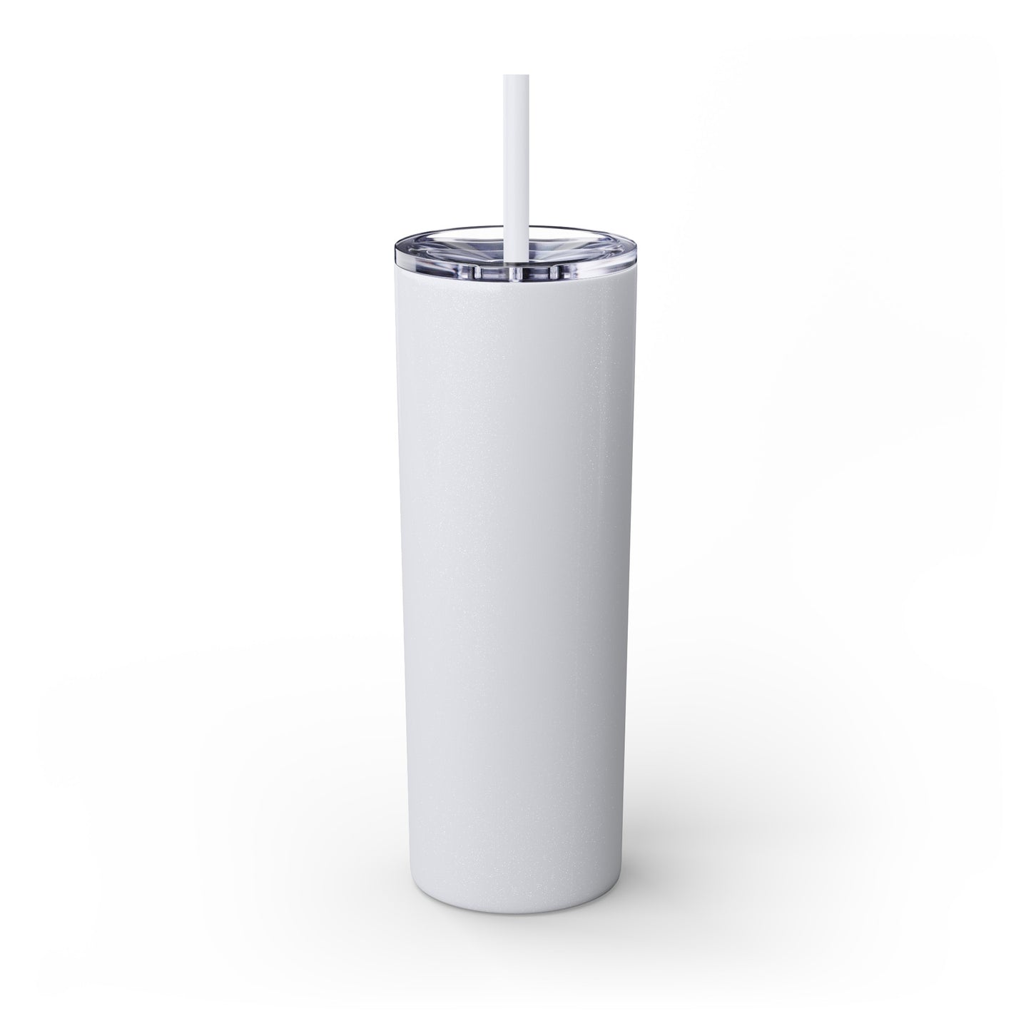 Ladies BJJ Empower, Evolve, Restrict Skinny BJJ Gift Tumbler with Straw, 20oz