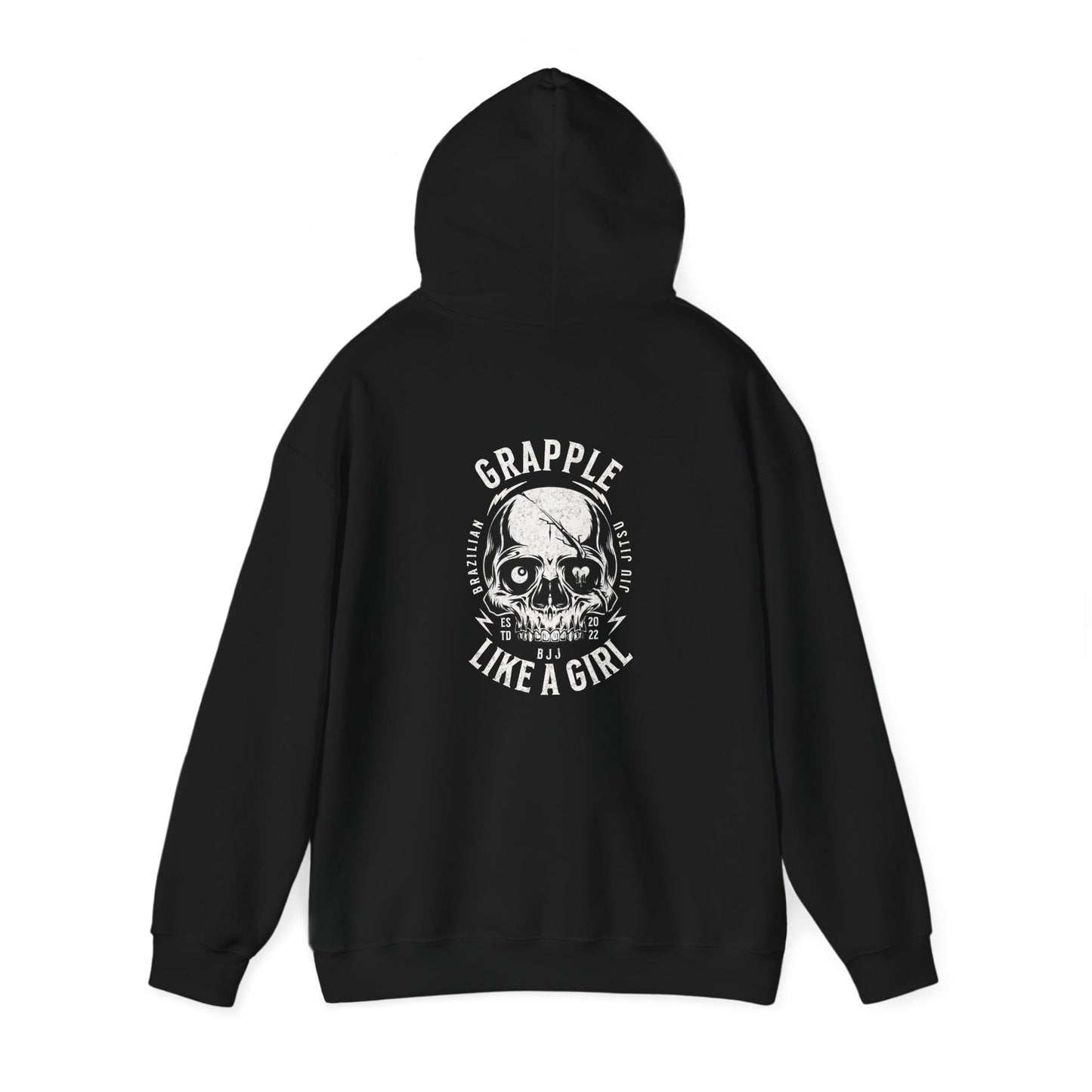 Grapple like a Girl BJJ Hoodie - Violent Little Thing/Skull Logo