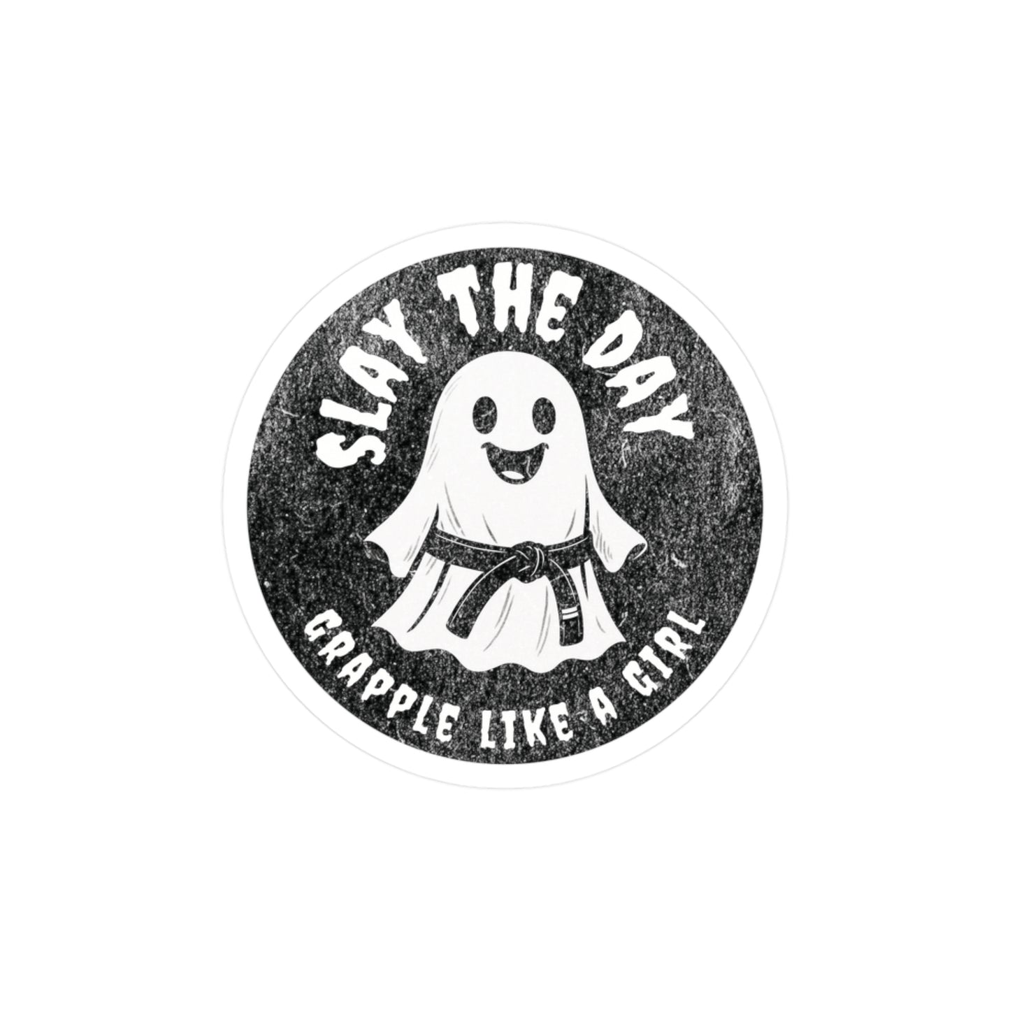 Jiu Jitsu Women's BJJ Vinyl Decal -  Slay the Day *Limited Edition*