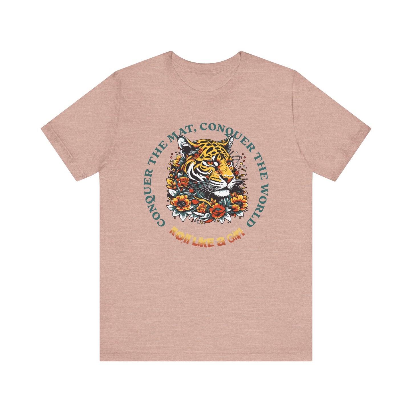 Womens BJJ Conquer to Mats Jiu Jitsu T-shirt