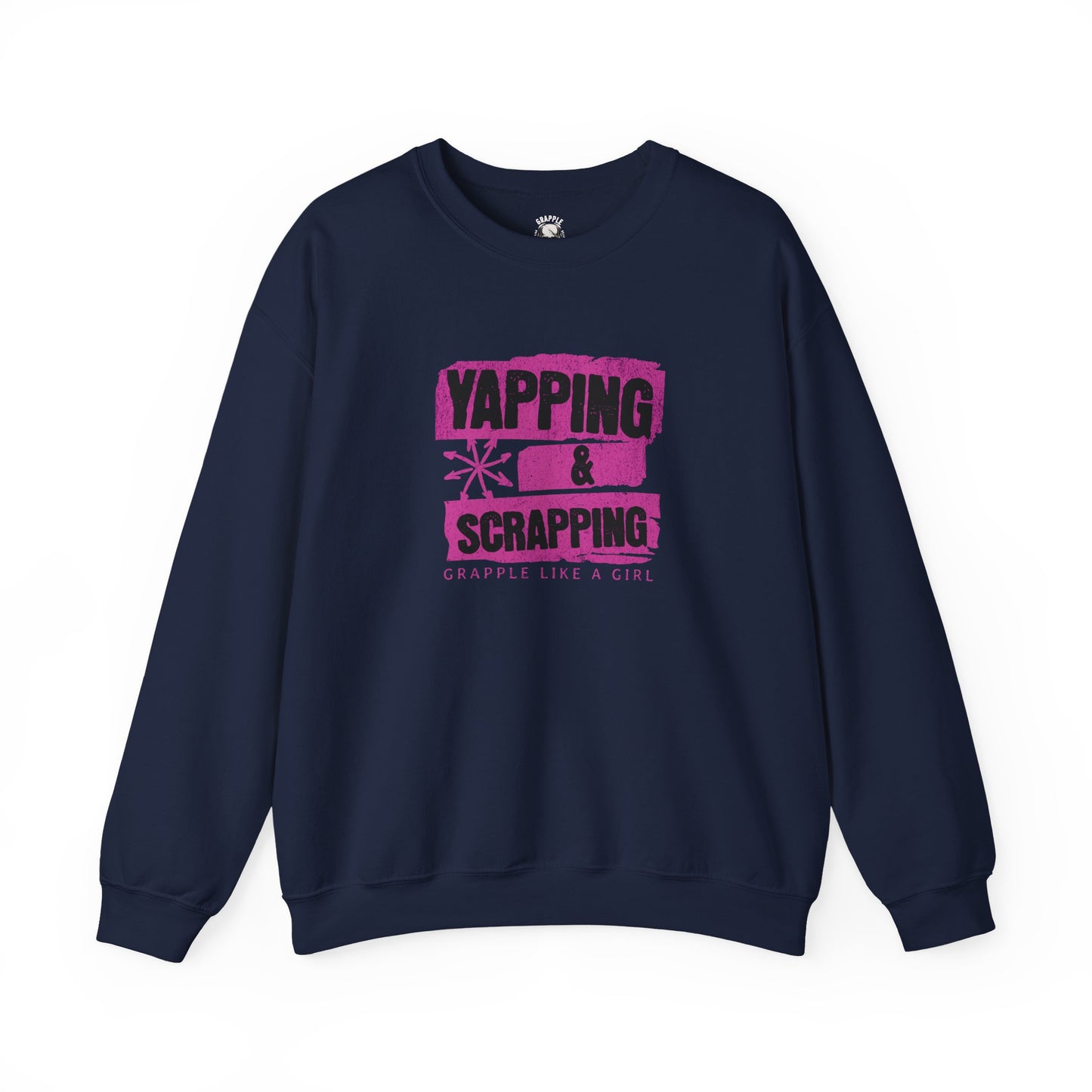 BJJ Women's Sweater Crewneck Sweater - Yapping & Scrapping
