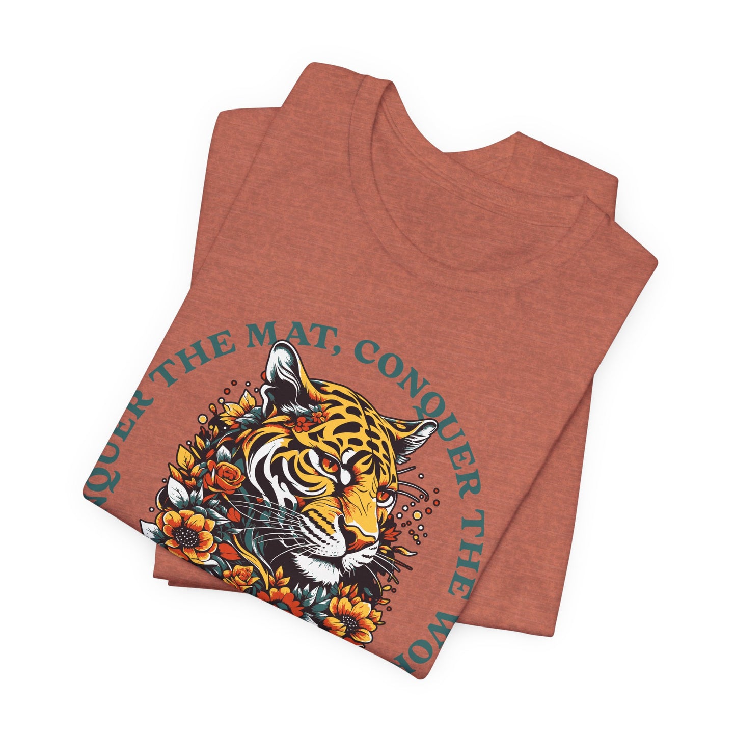 Womens BJJ Conquer to Mats Jiu Jitsu T-shirt