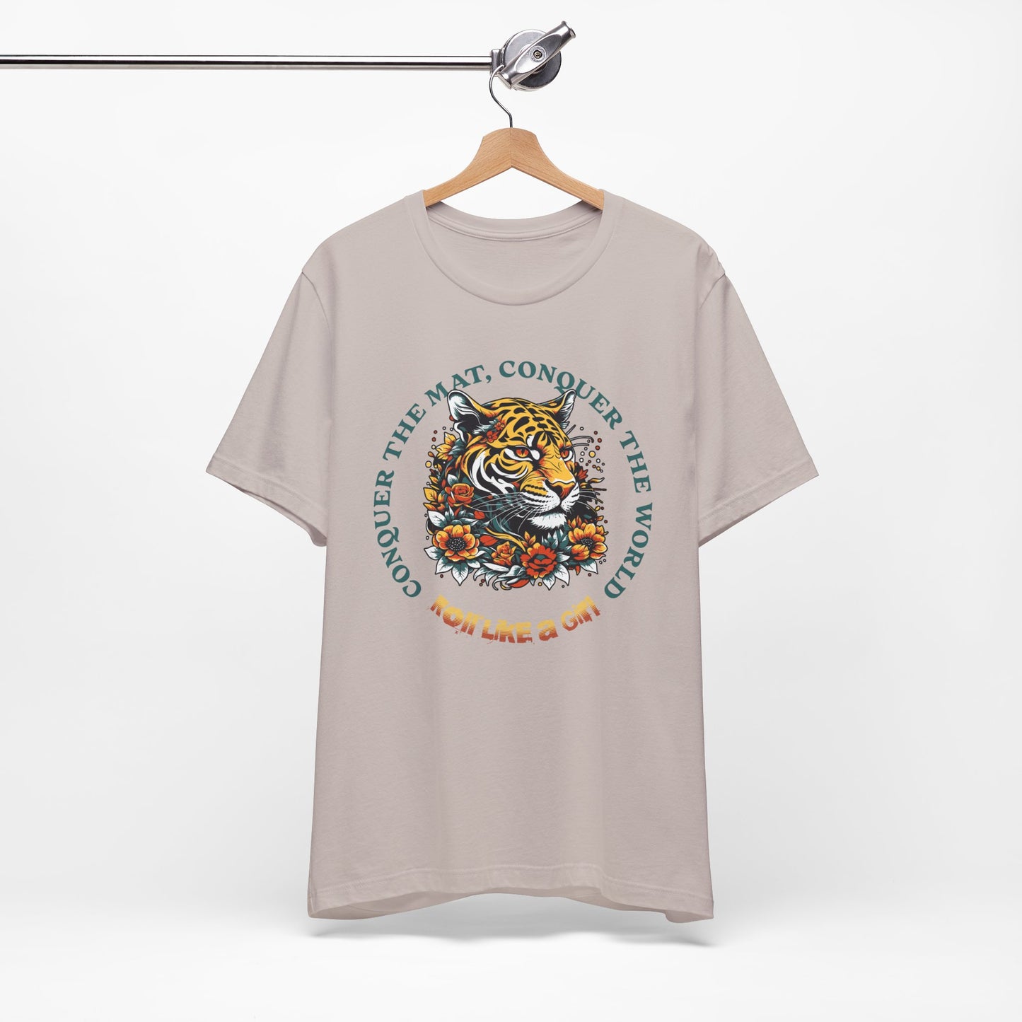 Womens BJJ Conquer to Mats Jiu Jitsu T-shirt
