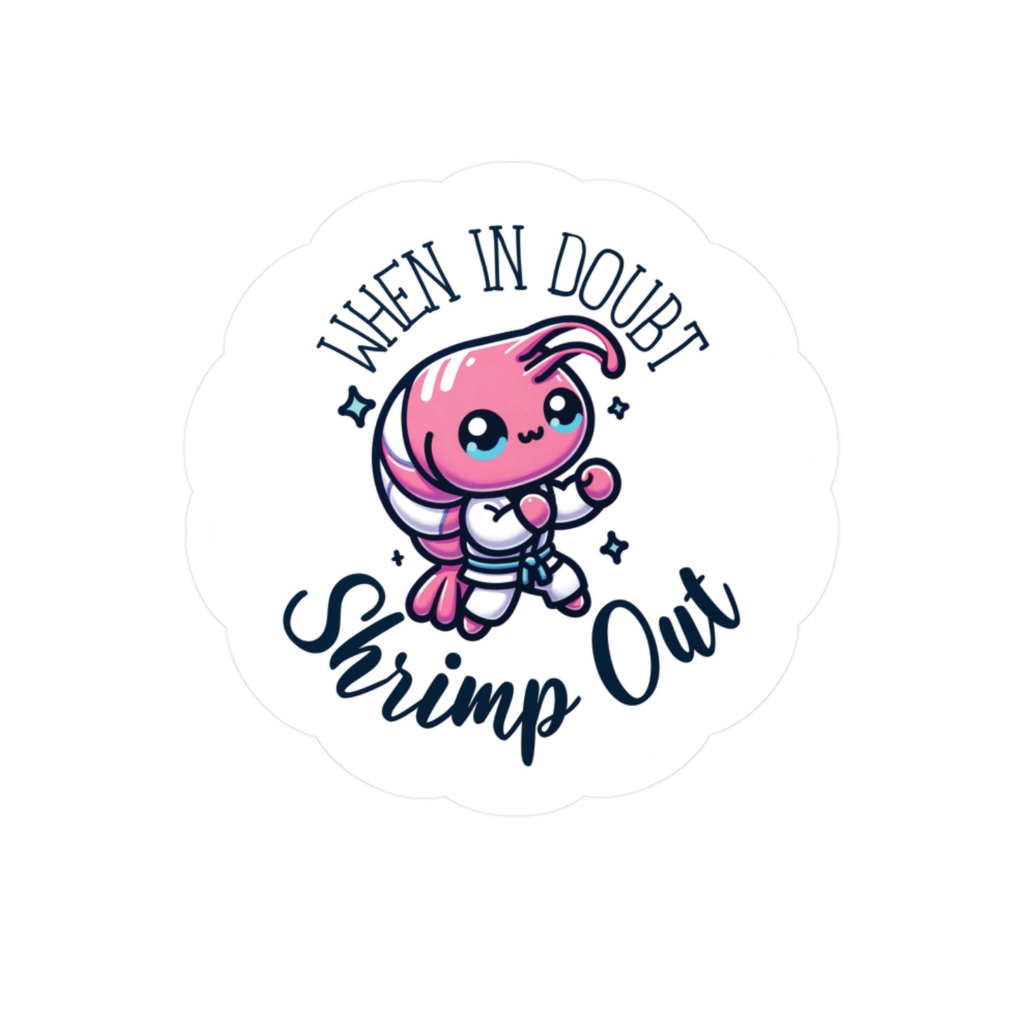 Shrimp Out Sticker