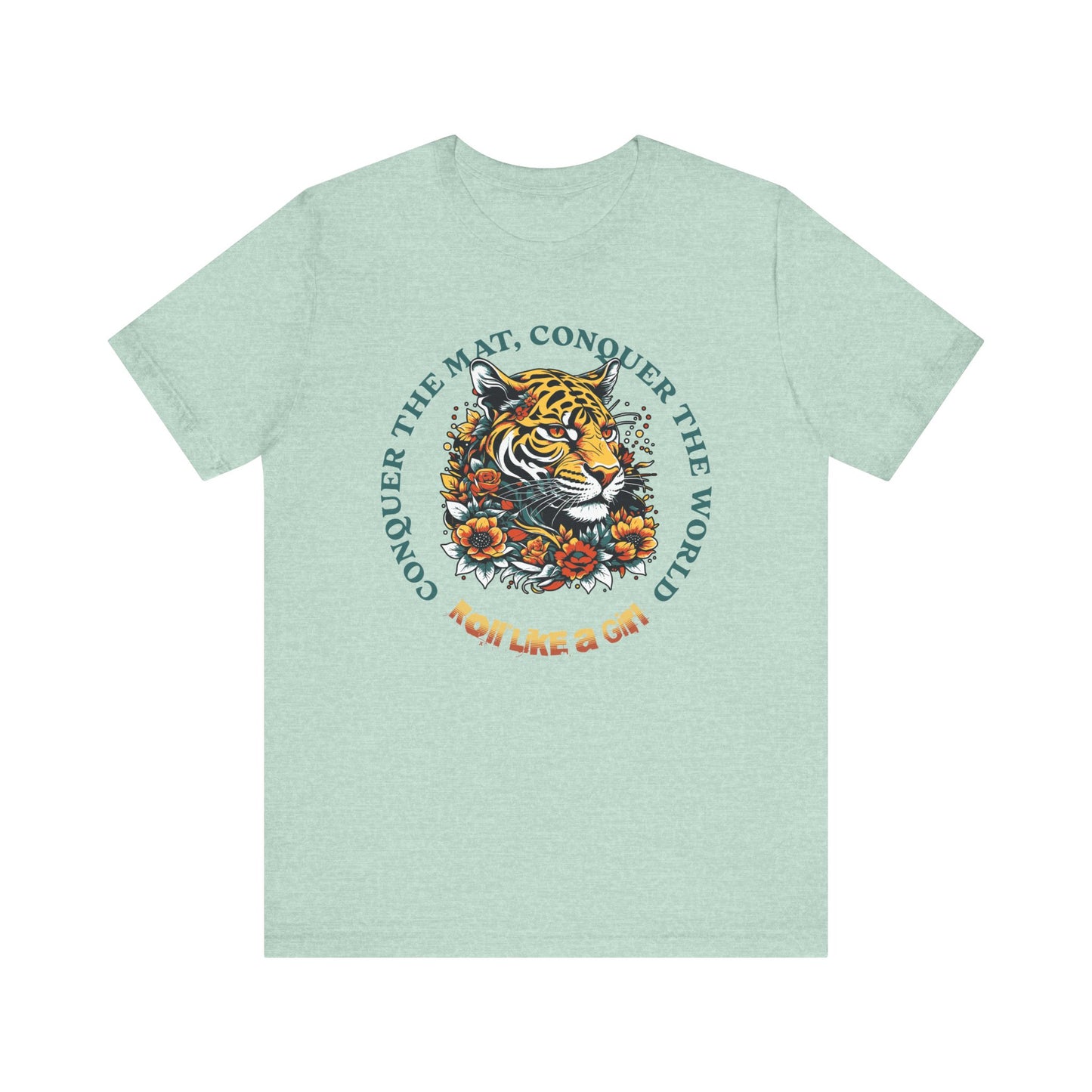 Womens BJJ Conquer to Mats Jiu Jitsu T-shirt