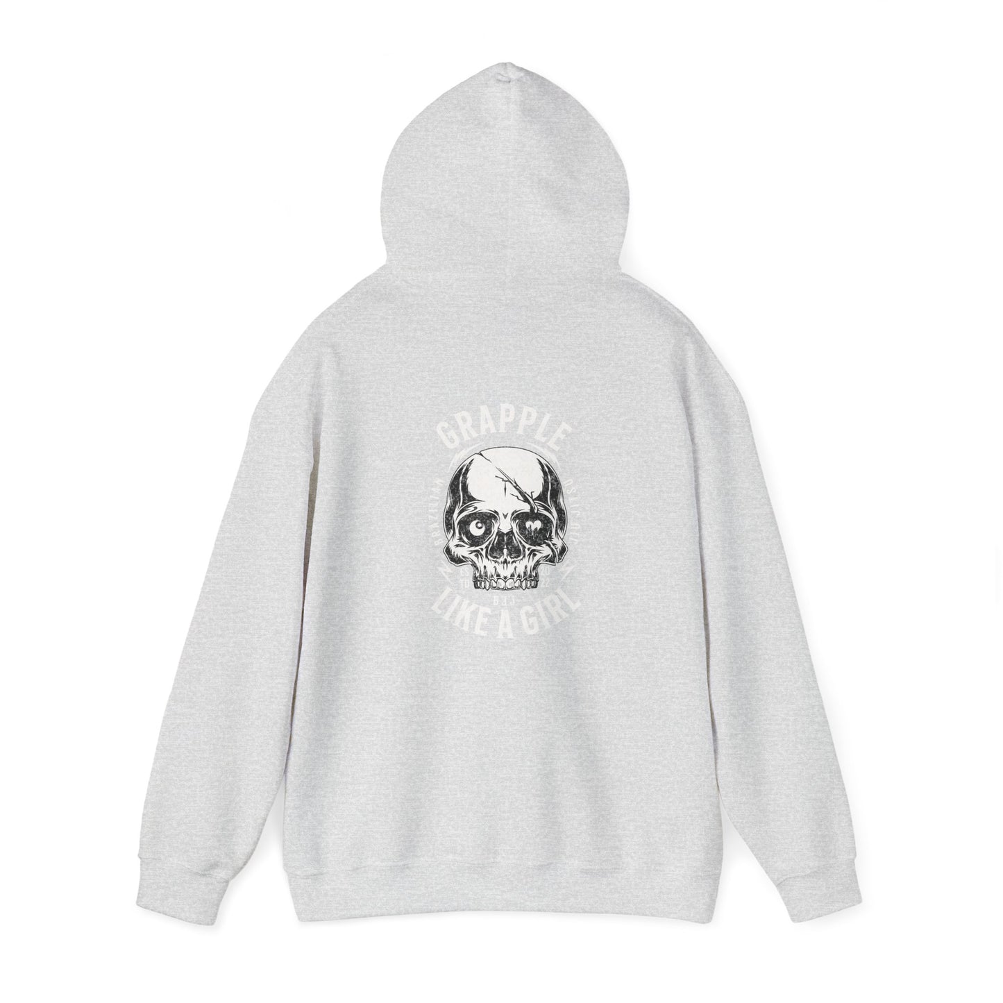 Grapple like a Girl BJJ Hoodie - Violent Little Thing/Skull Logo