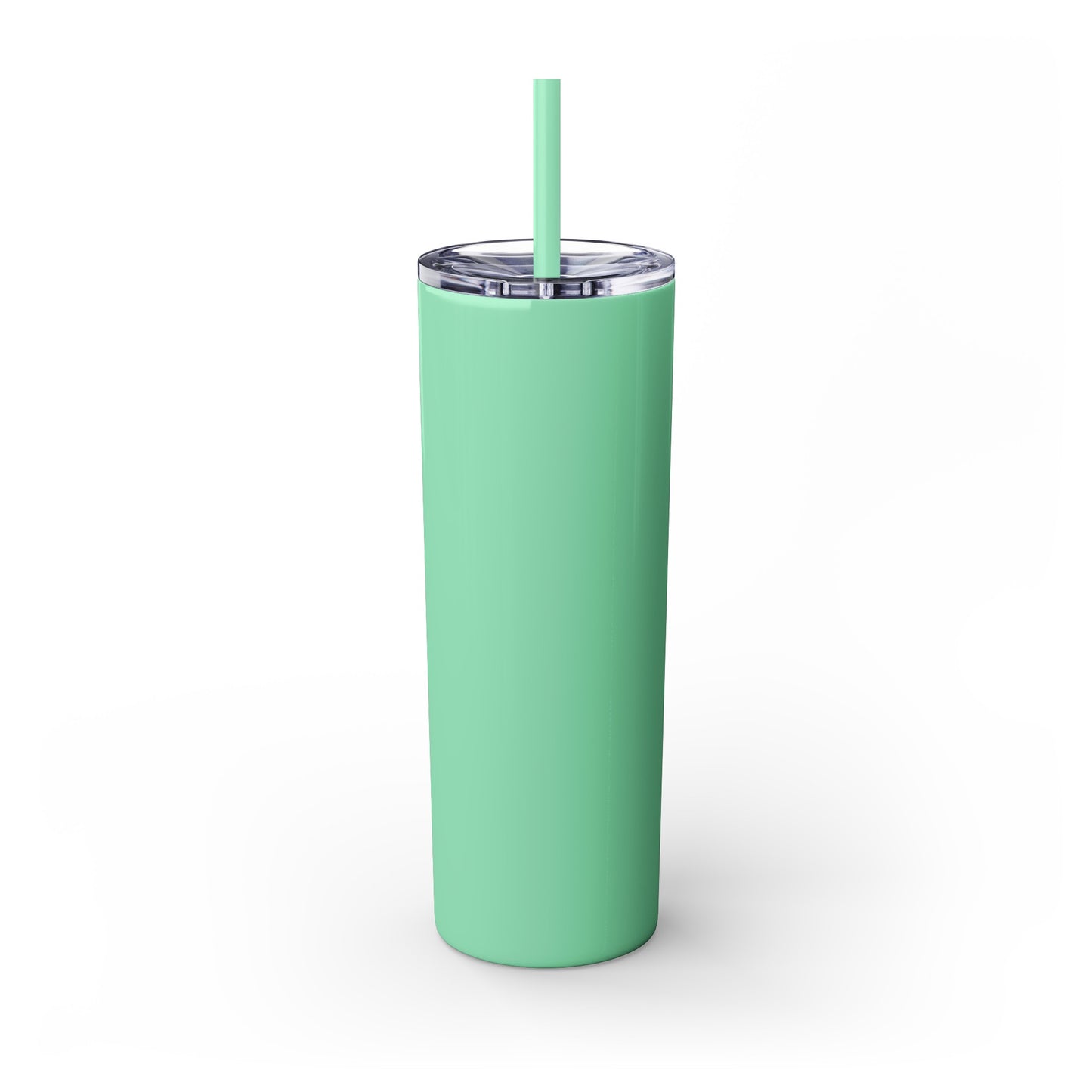 Ladies BJJ Empower, Evolve, Restrict Skinny BJJ Gift Tumbler with Straw, 20oz