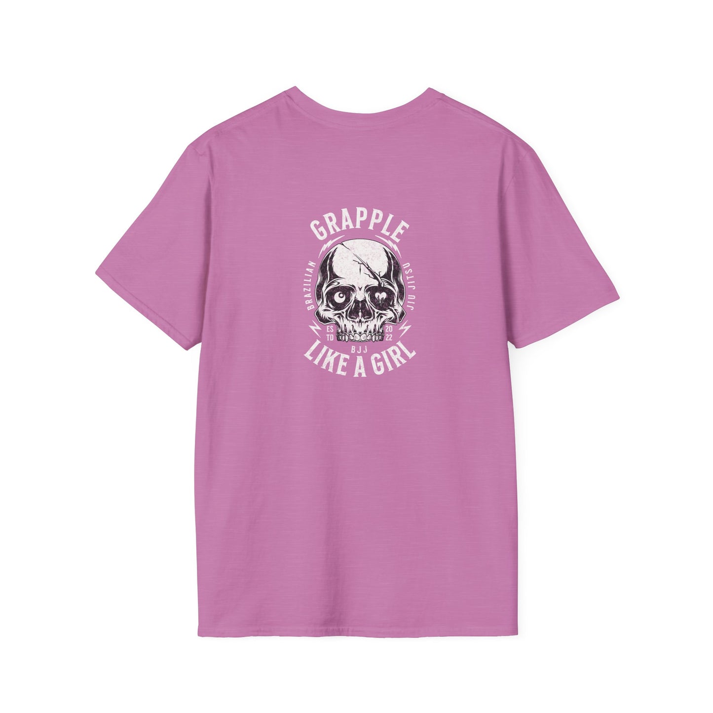 Grapple like a Girl T-Shirt - Violent Little Thing/Skull Logo