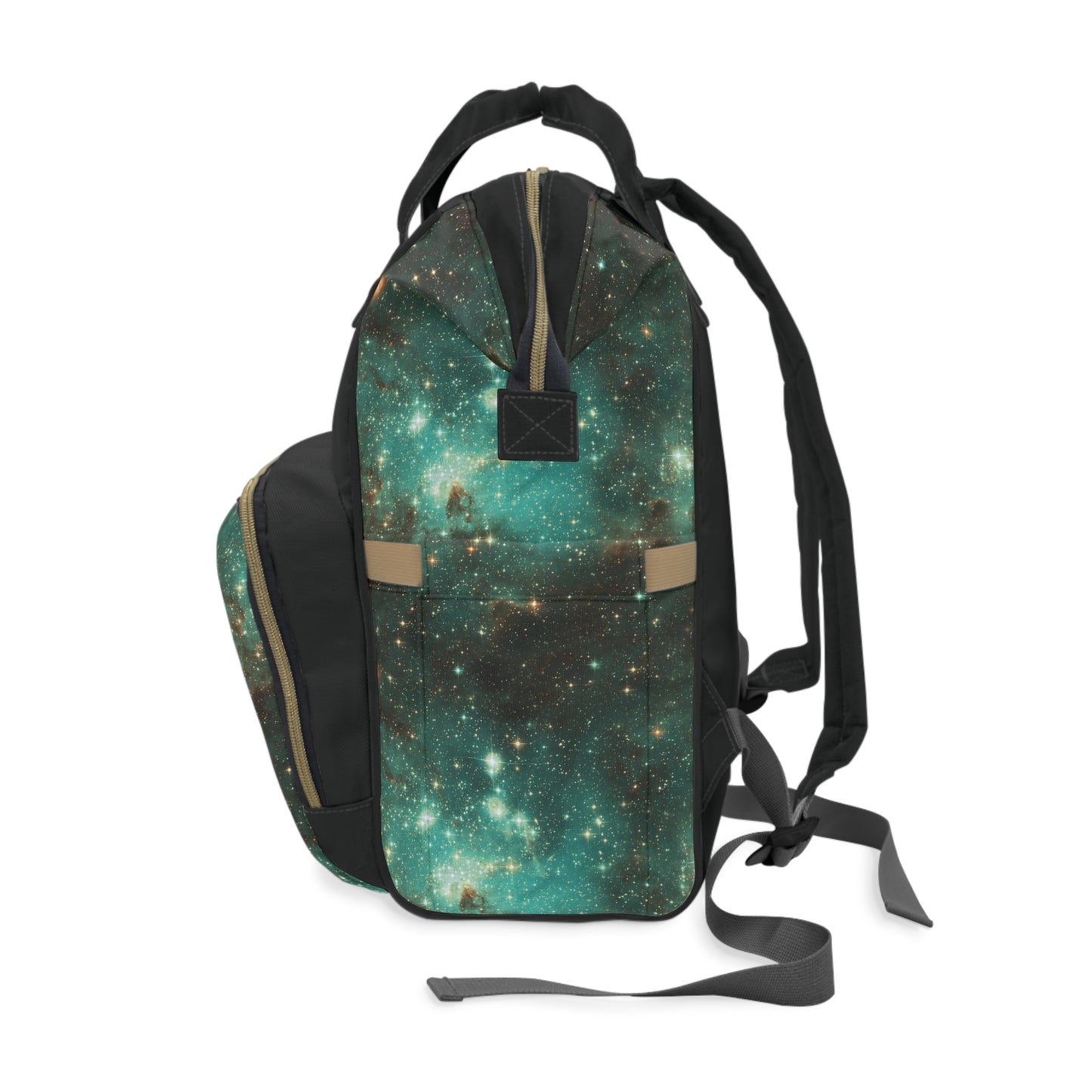 Women's Grapple like a Girl Jiu Jitsu Gear Backpack - Galaxy Design, Custom Stephanie P