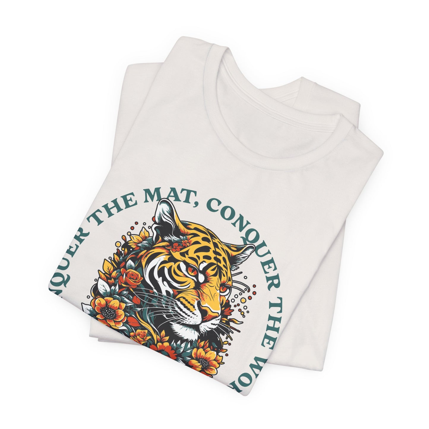 Womens BJJ Conquer to Mats Jiu Jitsu T-shirt