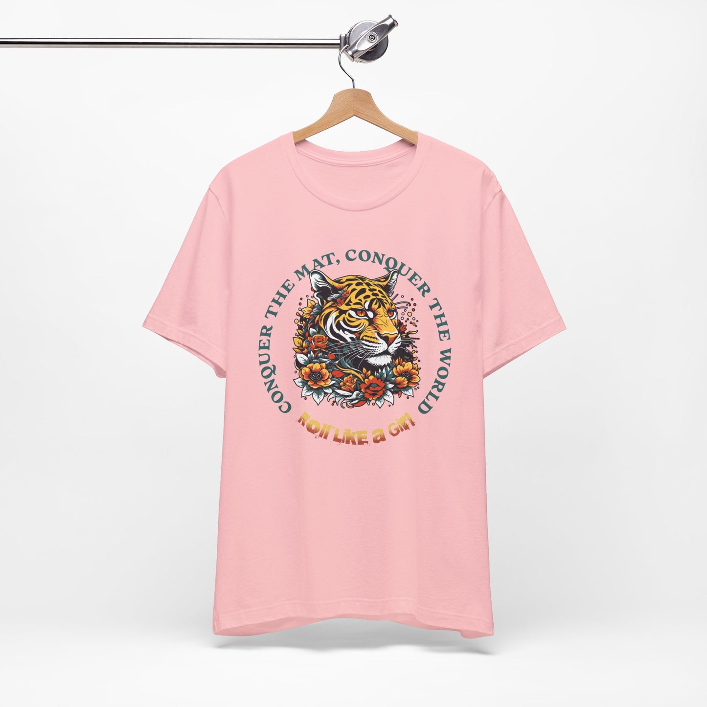 Womens BJJ Conquer to Mats Jiu Jitsu T-shirt