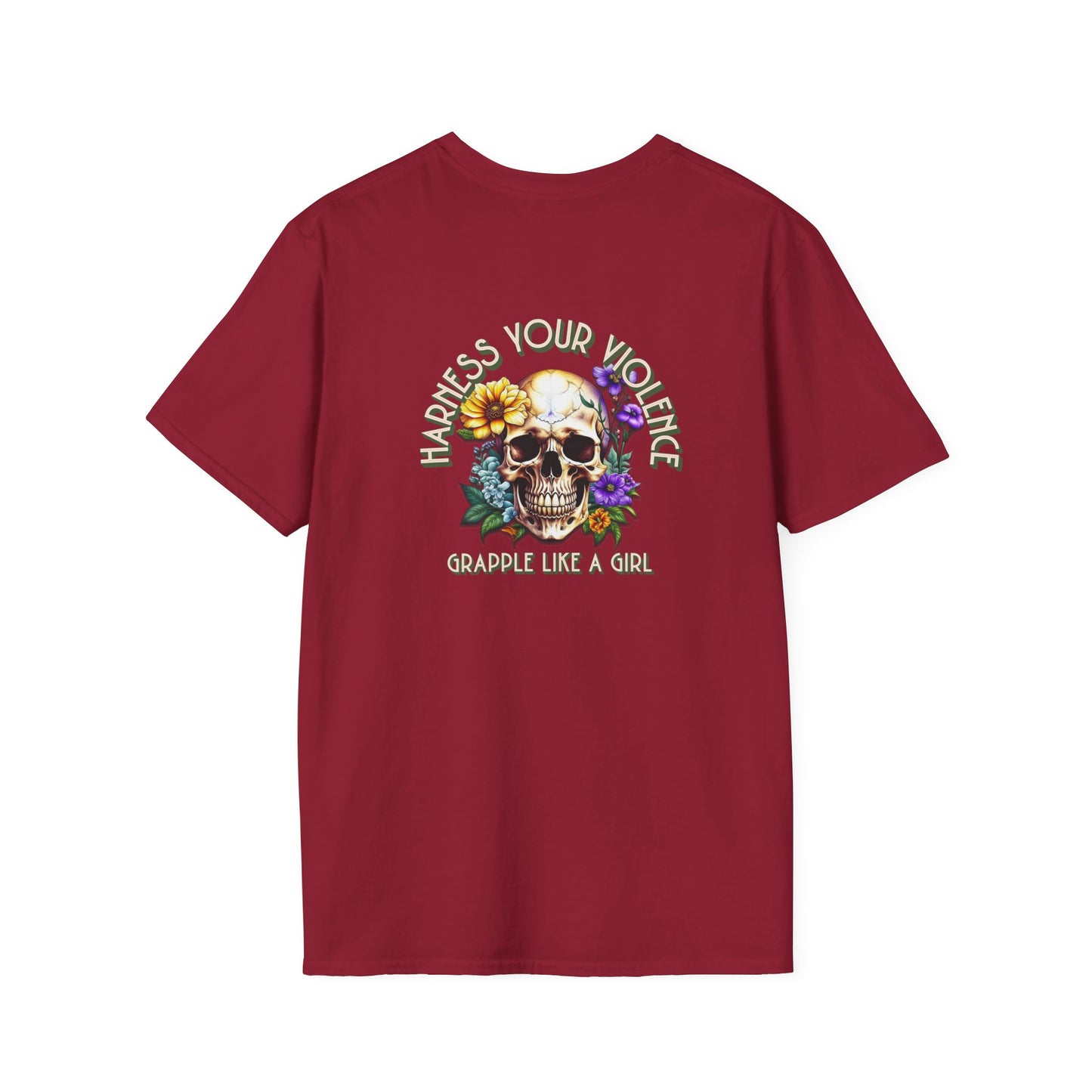 Grapple like a Girl T-Shirt - Violent Little Thing/Harness Your Violence