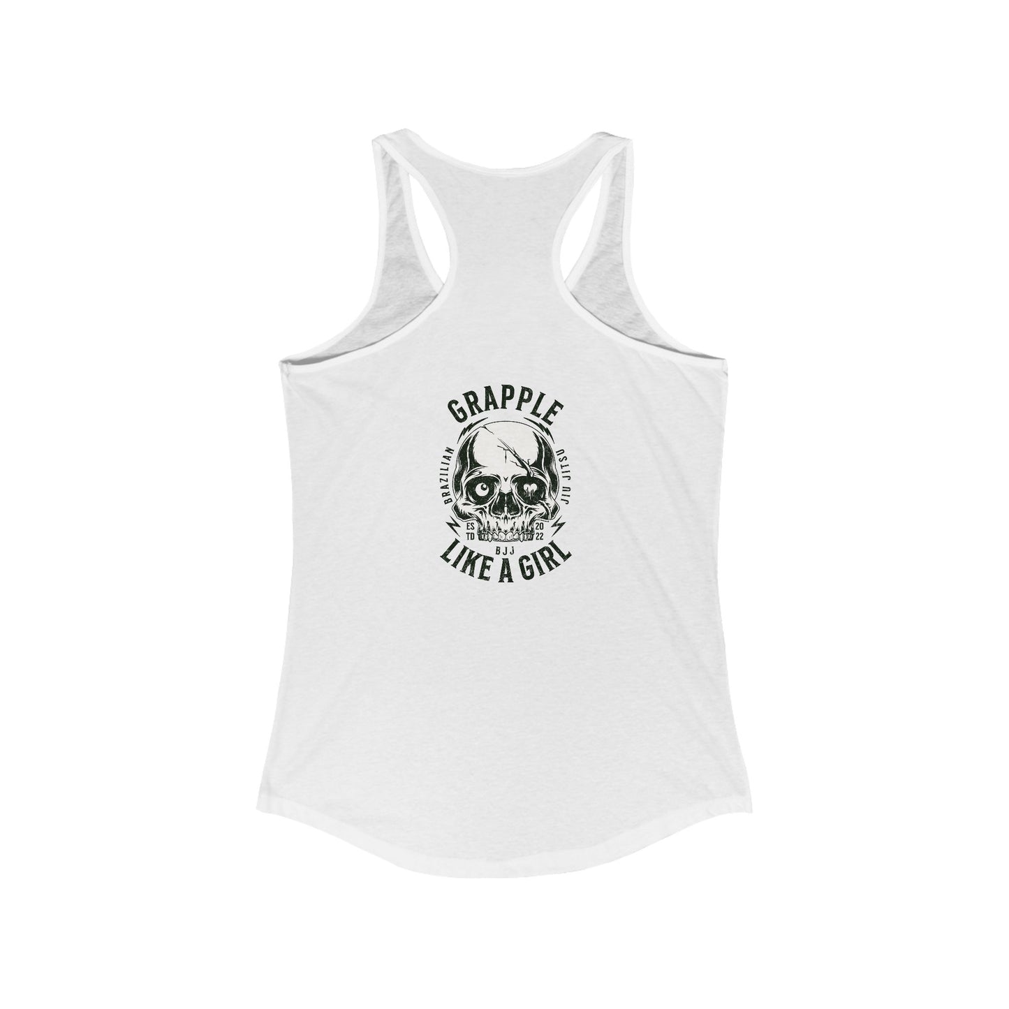 Women's Grapple like a Girl Racerback Tank - Violent little thing.