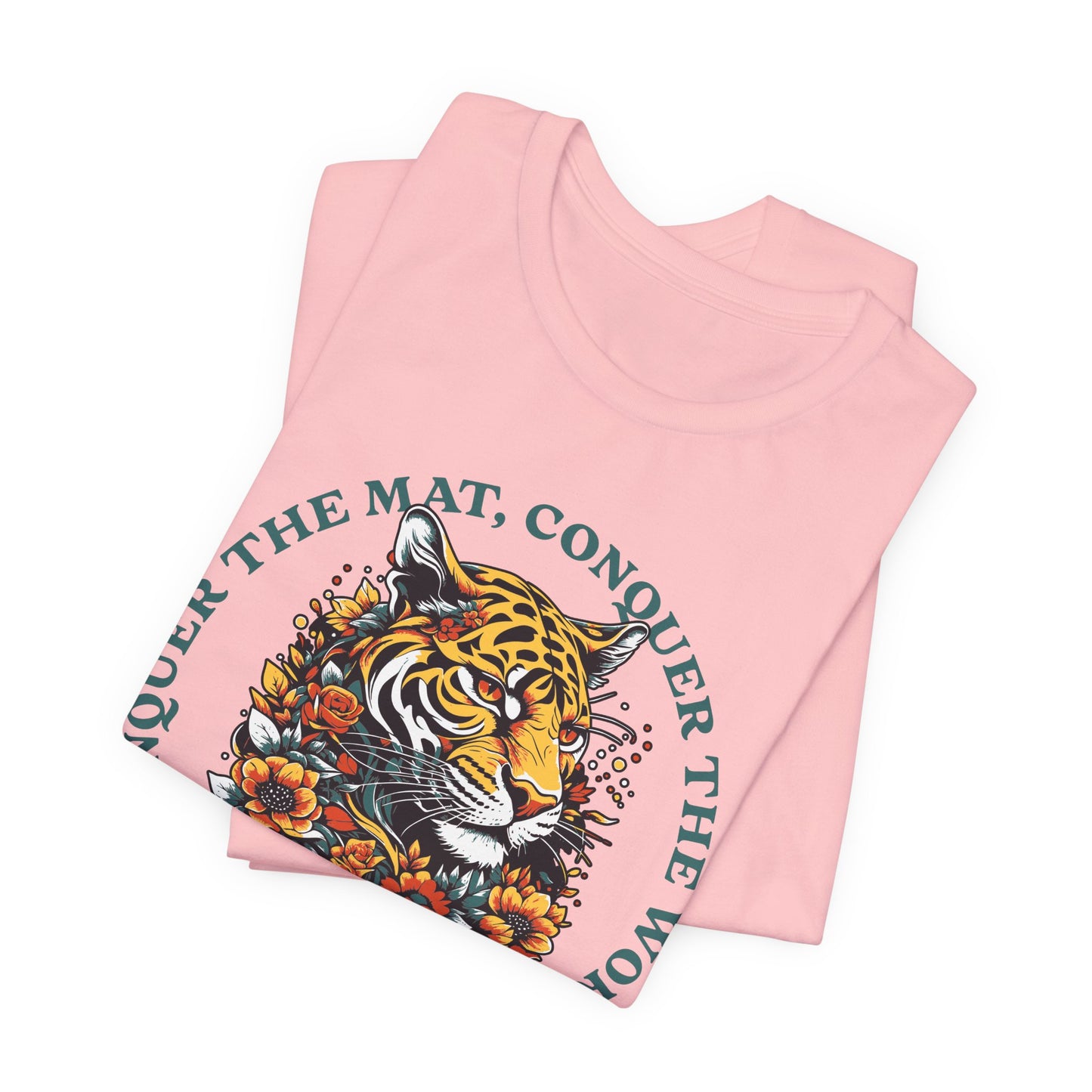 Womens BJJ Conquer to Mats Jiu Jitsu T-shirt