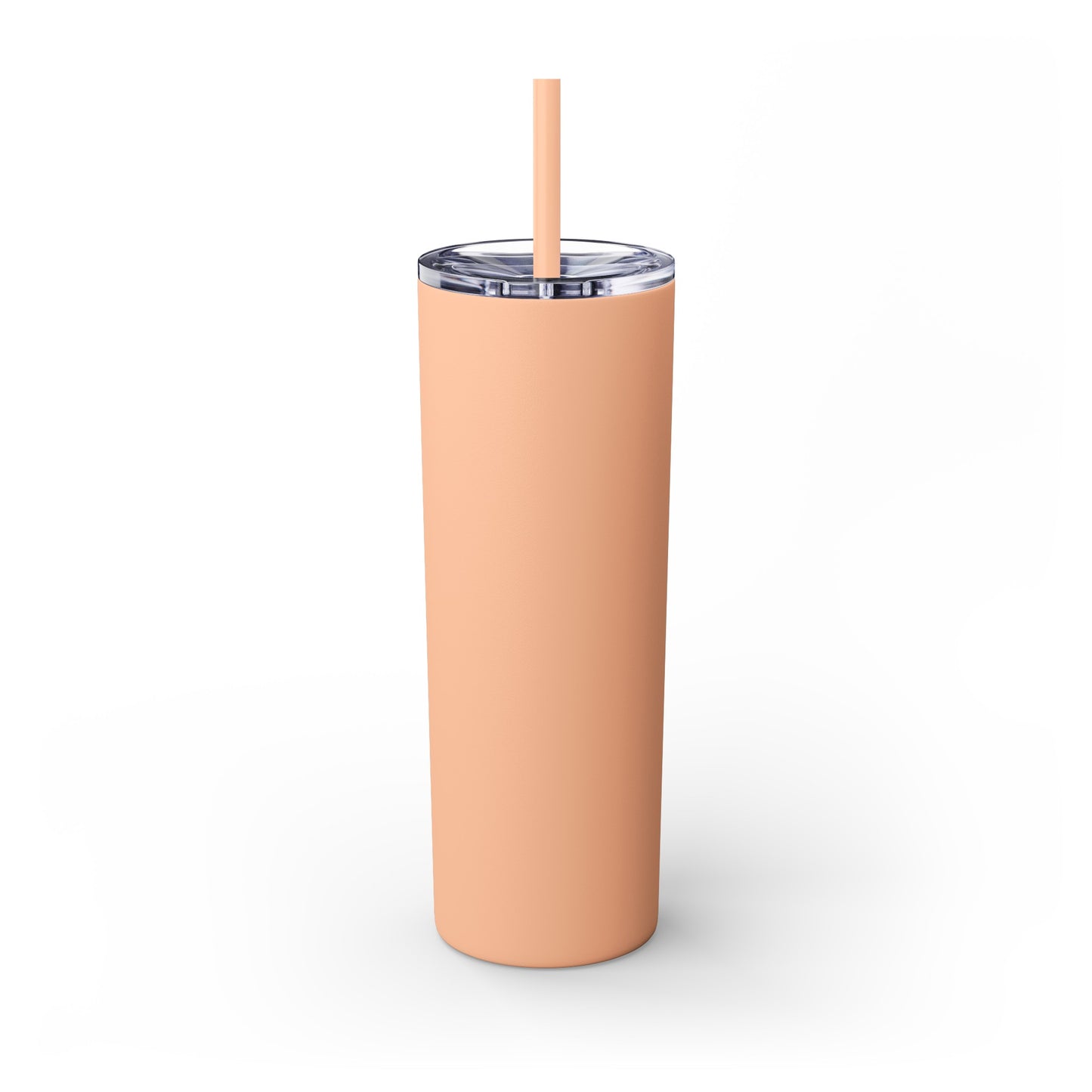 Ladies BJJ Empower, Evolve, Restrict Skinny BJJ Gift Tumbler with Straw, 20oz