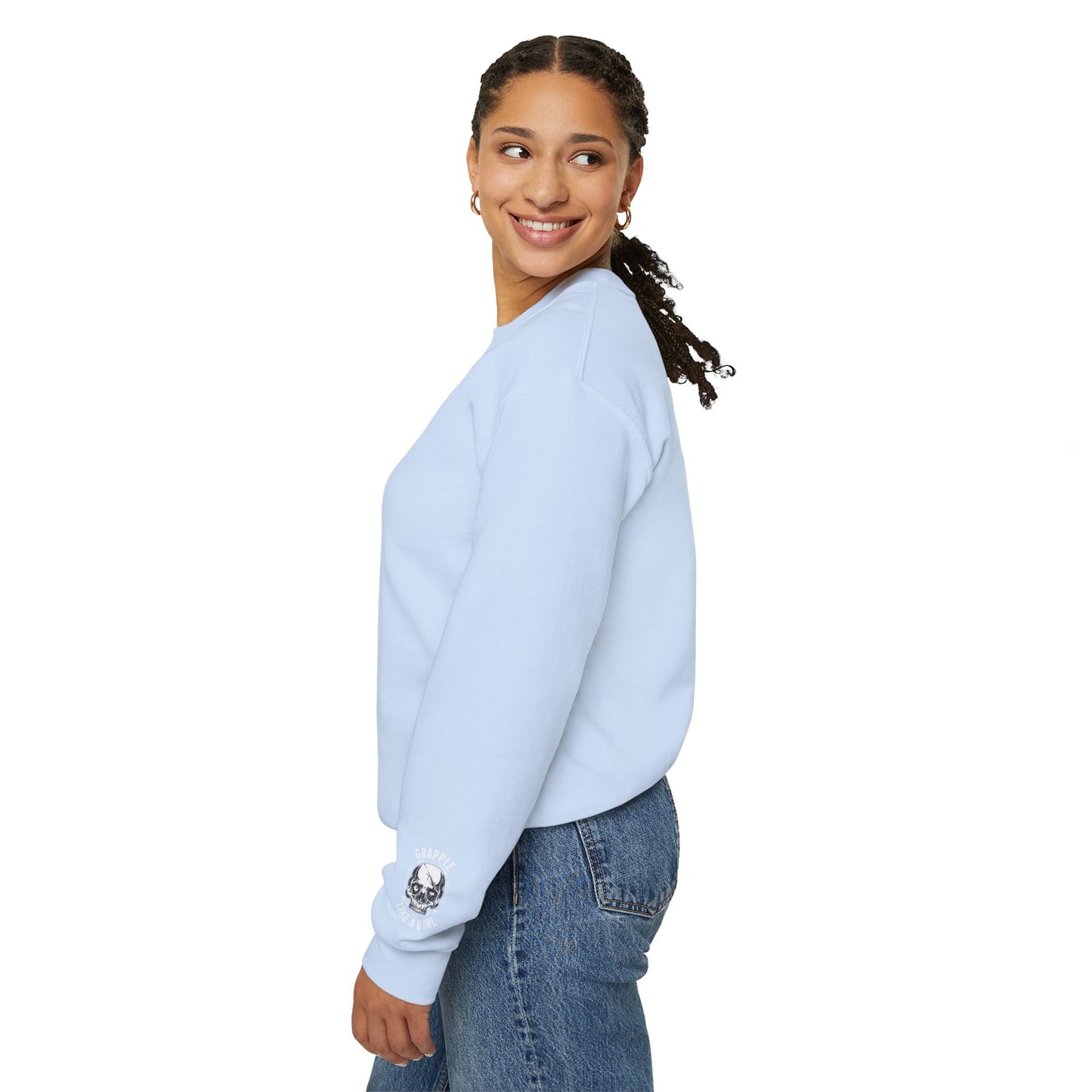 BJJ Women's Sweater Jiu Jitsu Mama Crewneck Sweater