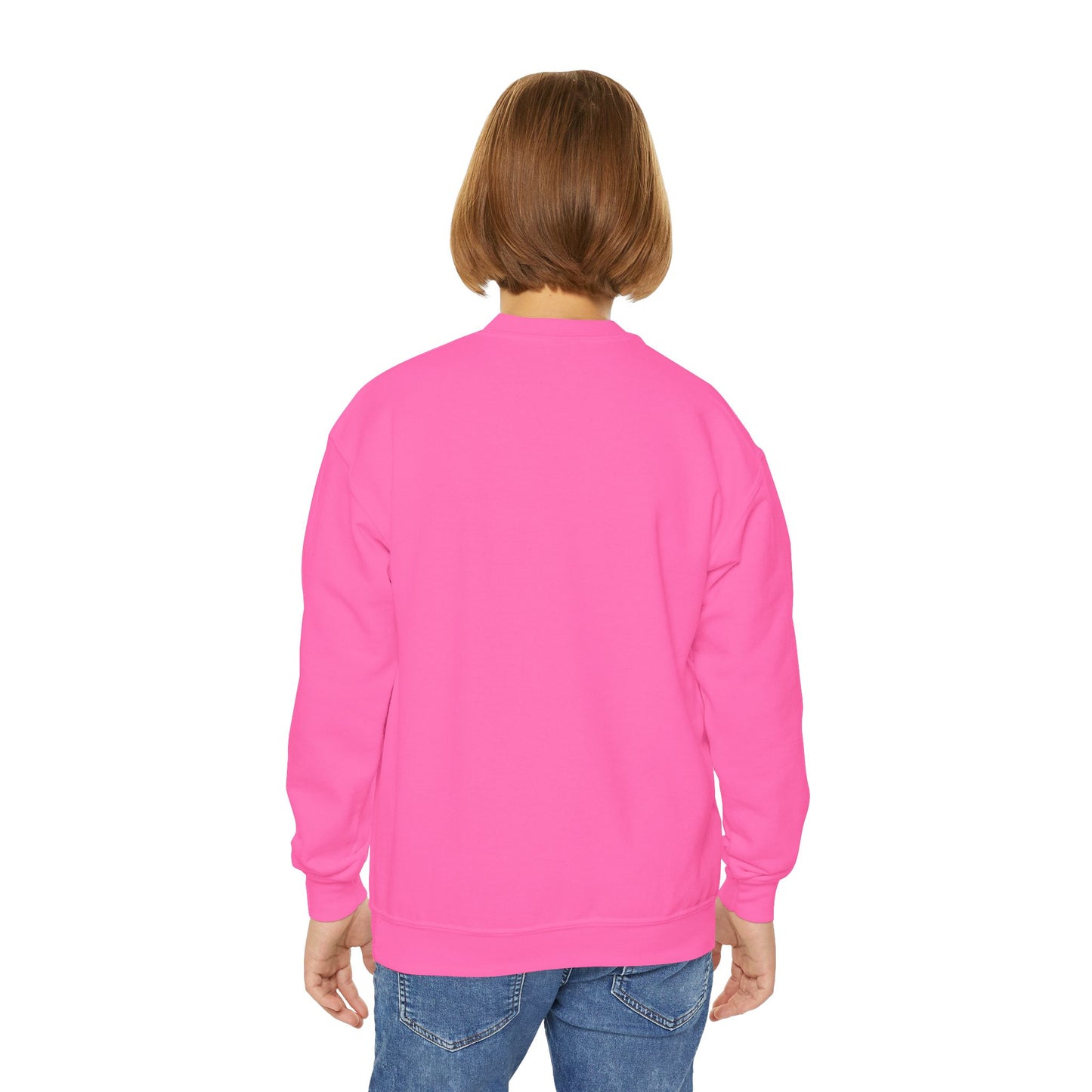 Grapple Like A Girl Youth Crewneck Sweatshirt - Skull
