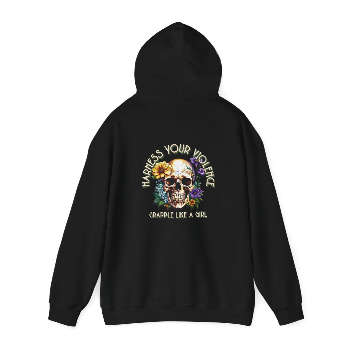 Grapple like a Girl BJJ Hoodie - Violent Little Thing/Harness Your Violence