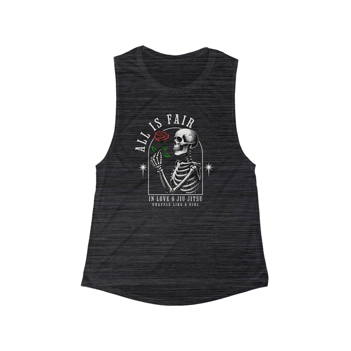 Grapple Like a Girl Muscle Tank - All is Fair in Love & BJJ