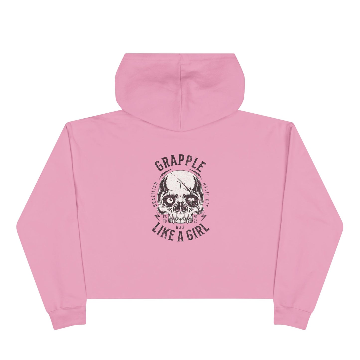 Grapple like a Girl Cropped Hoodie - Violent little thing