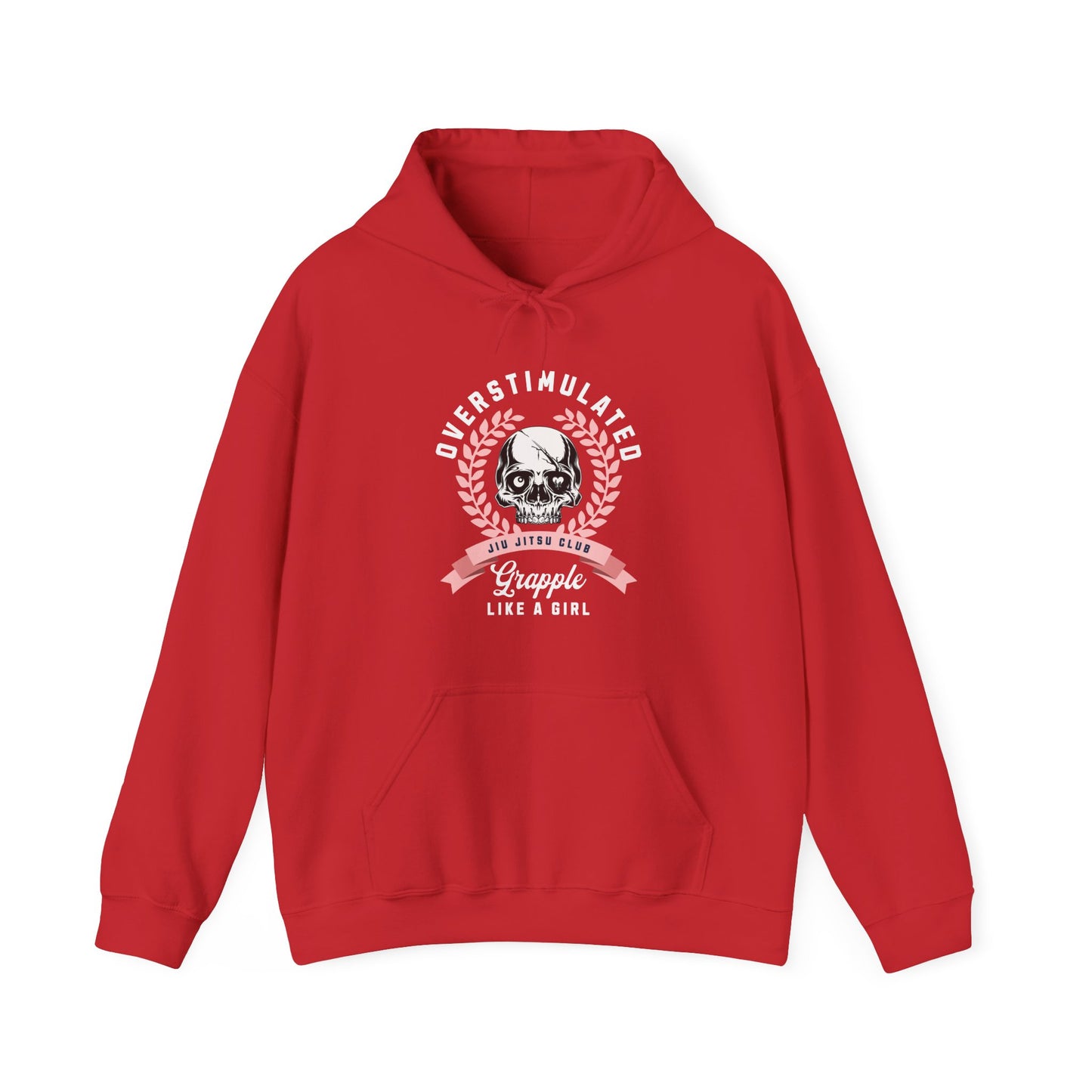 Grapple like a Girl Hoodie - Overstimulated Jiu Jitsu Club