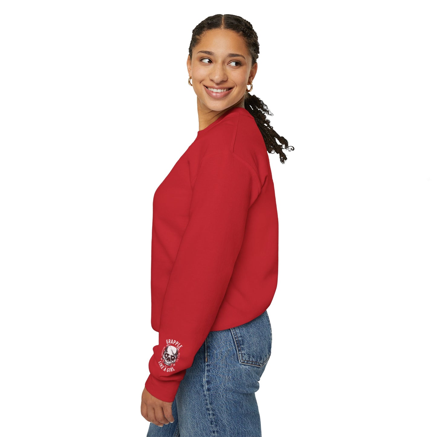 BJJ Women's Sweater Jiu Jitsu Mama Crewneck Sweater