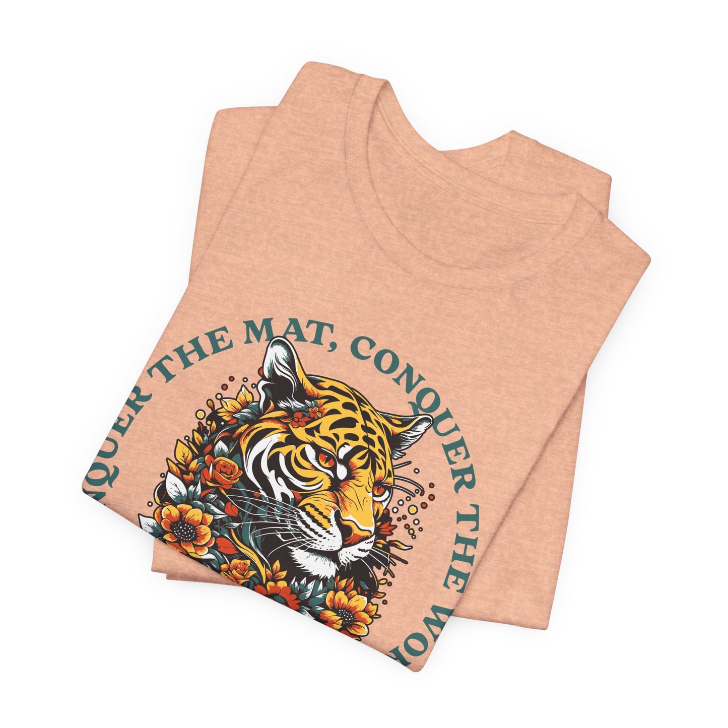 Womens BJJ Conquer to Mats Jiu Jitsu T-shirt