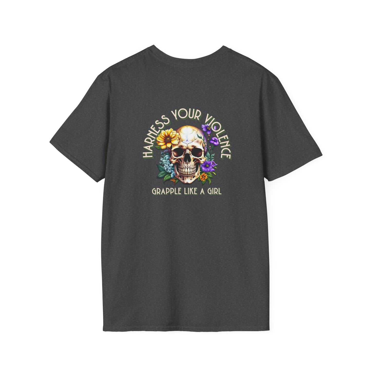 Grapple like a Girl T-Shirt - Violent Little Thing/Harness Your Violence