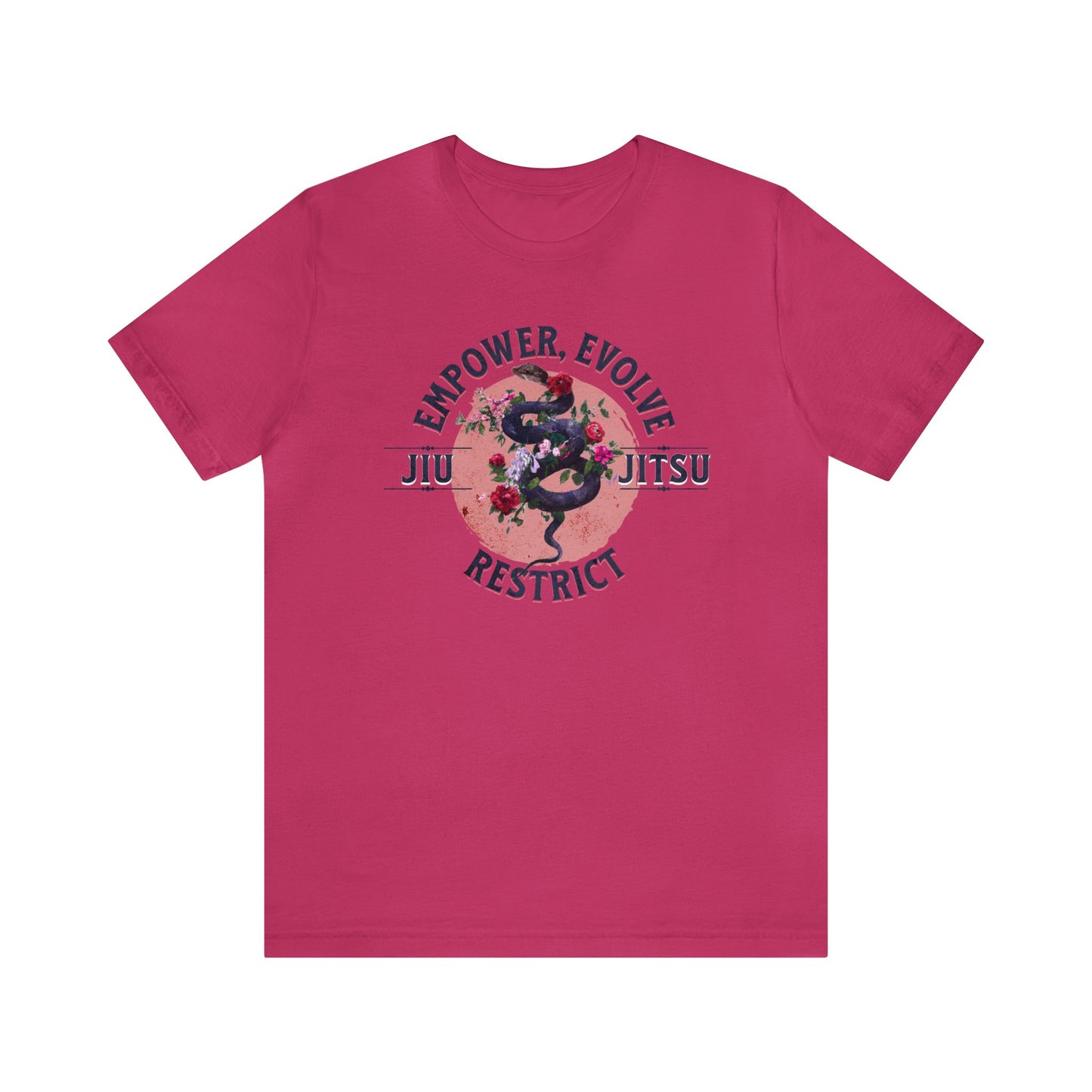 Women's Brazilian Jiu Jitsu Empower, Evolve & Restrict BJJ T-Shirt