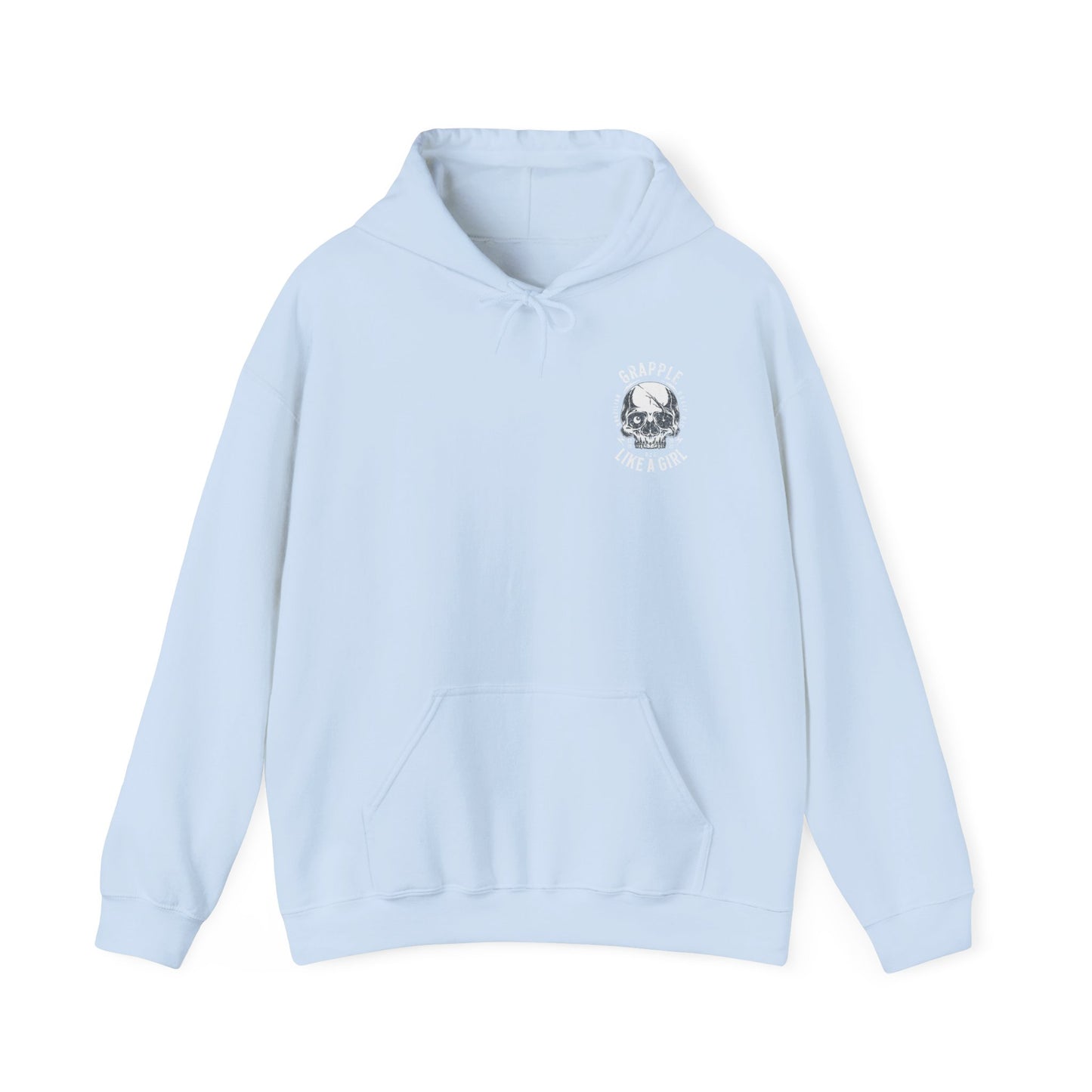 Women's BJJ Hoodie - Grapple Like a Girl, Jiu Jitsu Loading...