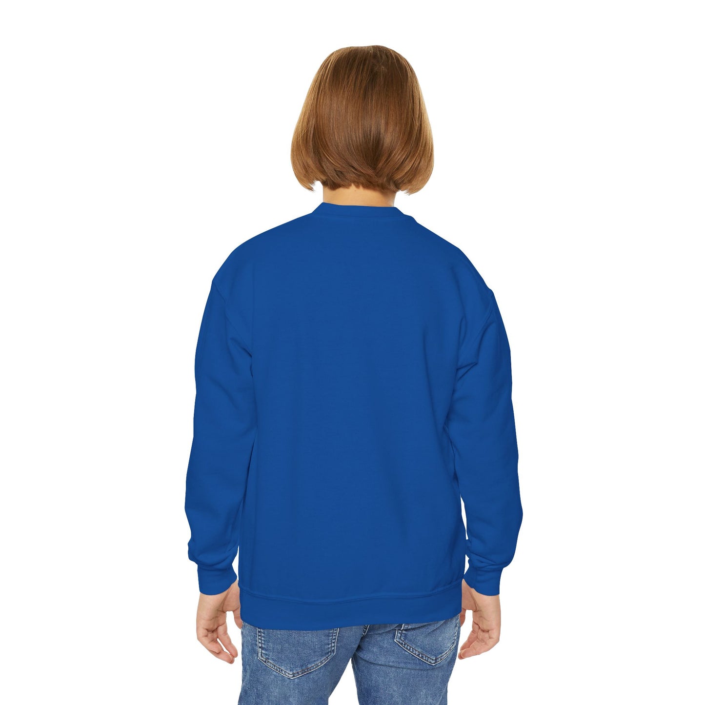 Grapple Like A Girl Youth Crewneck Sweatshirt - Neon Skulls